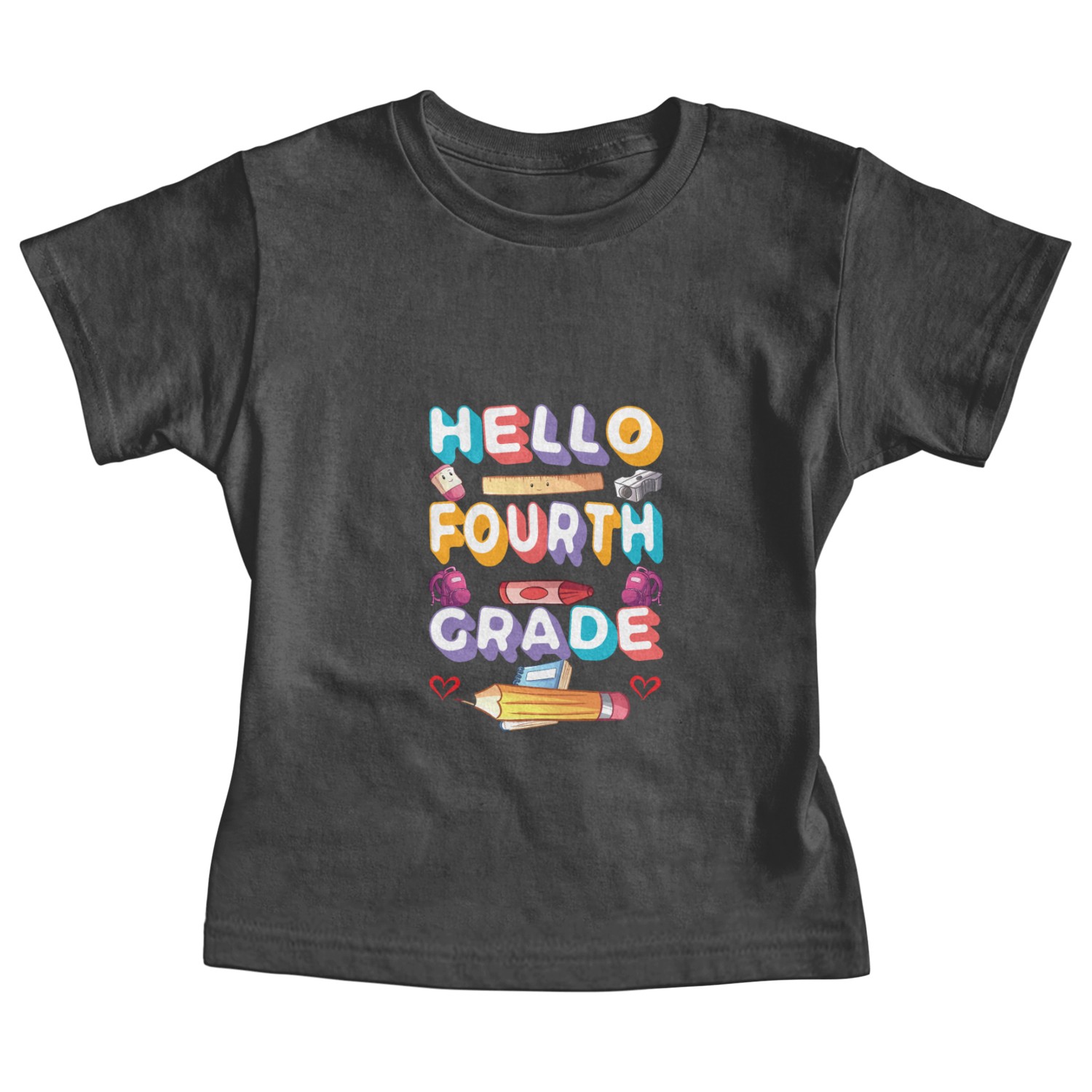 Hello Fourth Grade Baby Tees