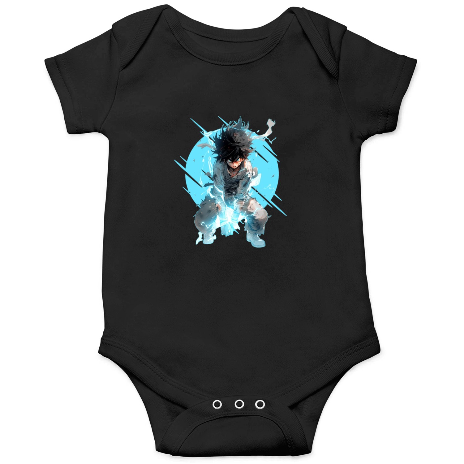 Lightning Anime Shonen Manga Japanese Fantasy Stre Onesies