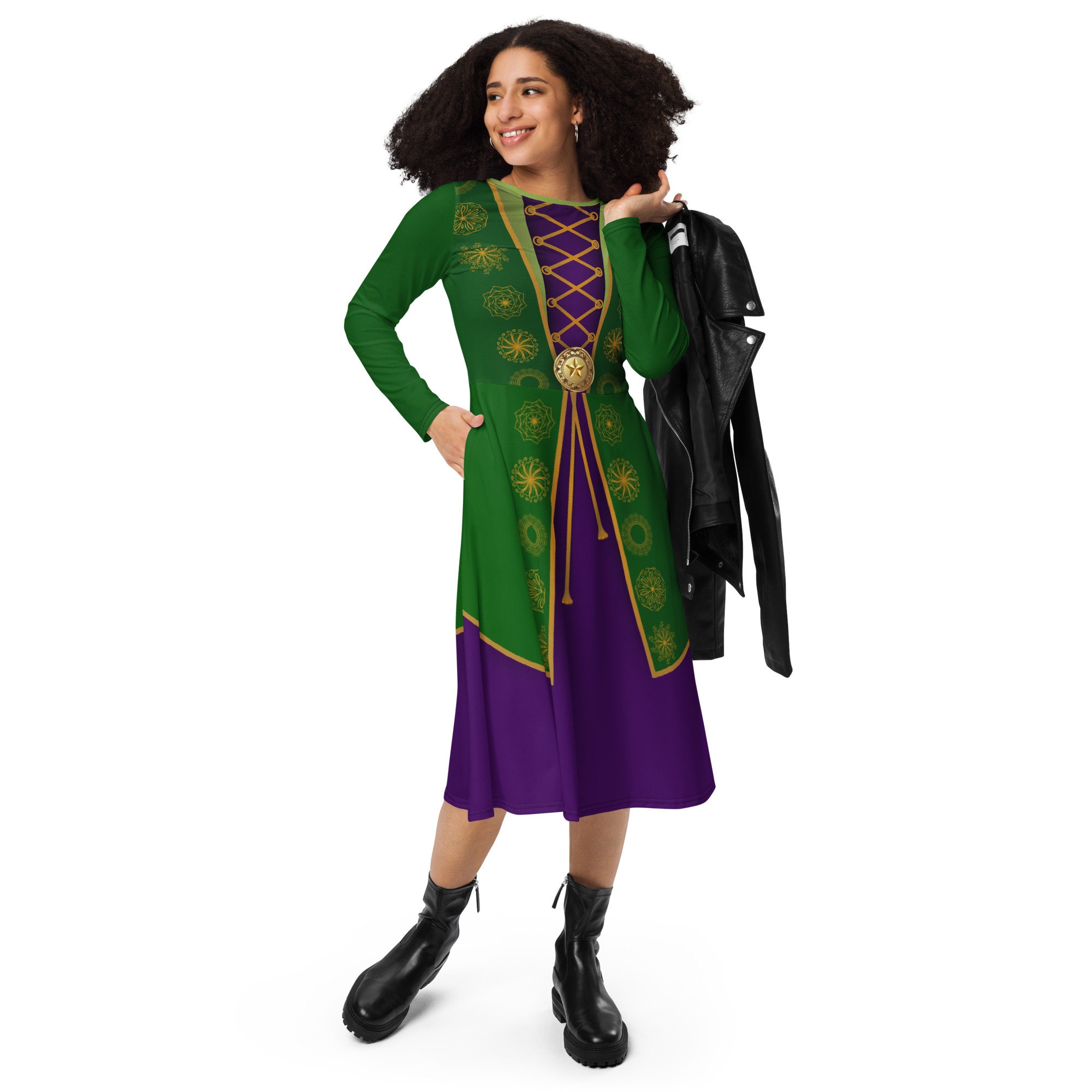 The Winnifred long sleeve midi dress | Halloween Costume | Cartoon Cosplay