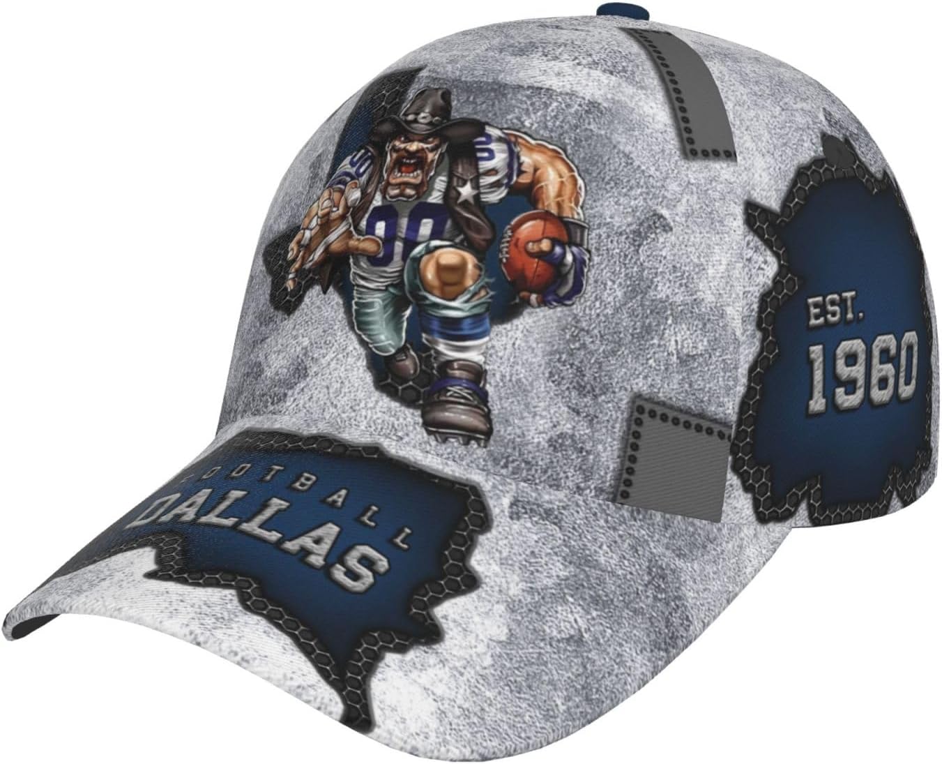 Dallas Football Team Cowboys Baseball Cap, Hat Game Day for Men Women Fans Gift