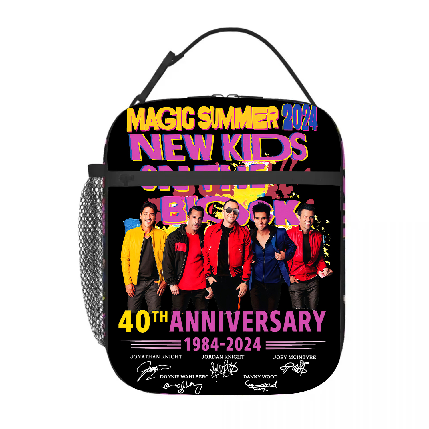 NKOT Block Tour 2024 Kids Insulated Lunch Bag