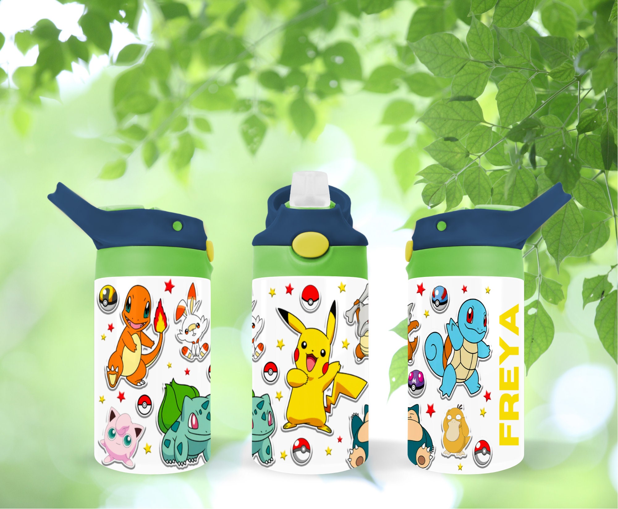 12oz Kids Flip Top Water Bottle