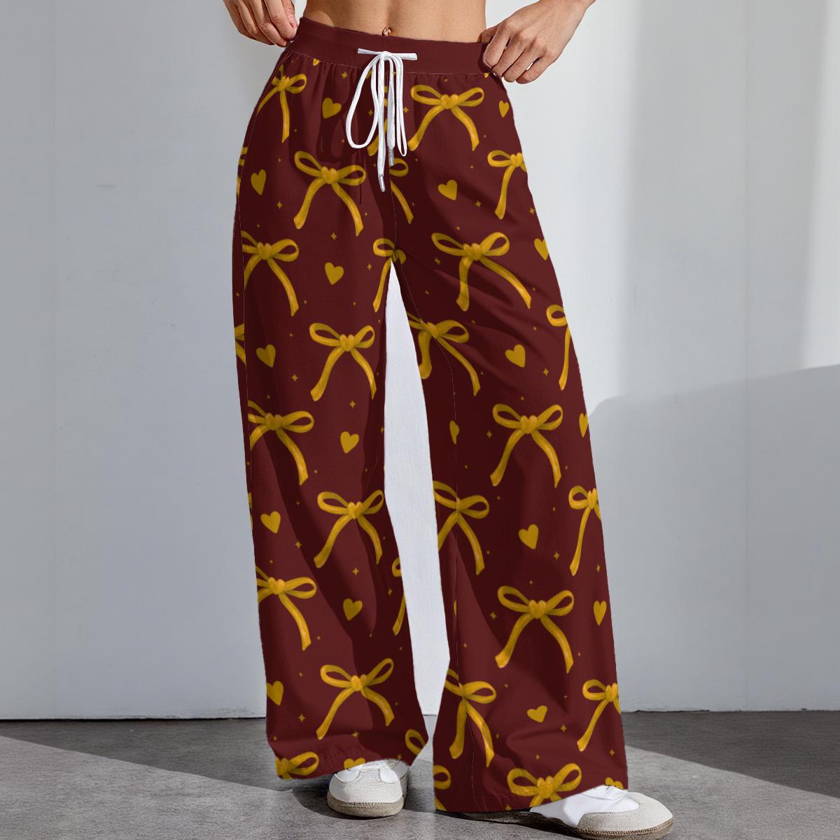 Washington Football Stretch Pants, Women's Game Day Leggings, Tailgate Outfit, Cute Football Trousers