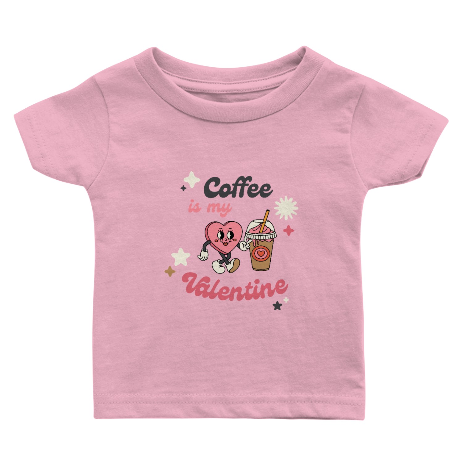 Coffee is my valentine Baby T Shirts