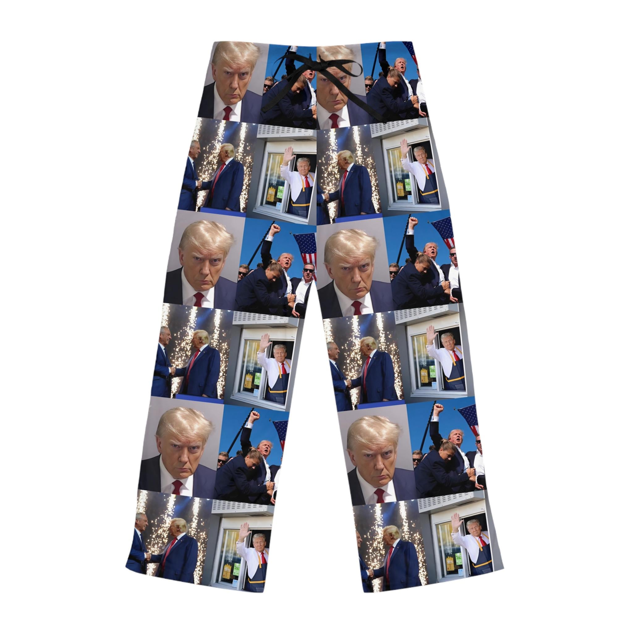 Trump 2024 Women's Pajama Pants - Trump 2024 Republican MAGA Gift for Dad,christmas gift,santa trump