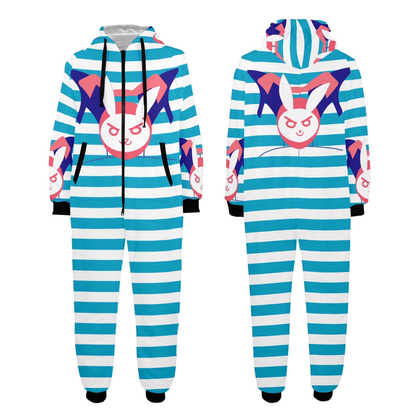 Japan Bunny Pajama Suit Adult Unisex Home Jumpsuit