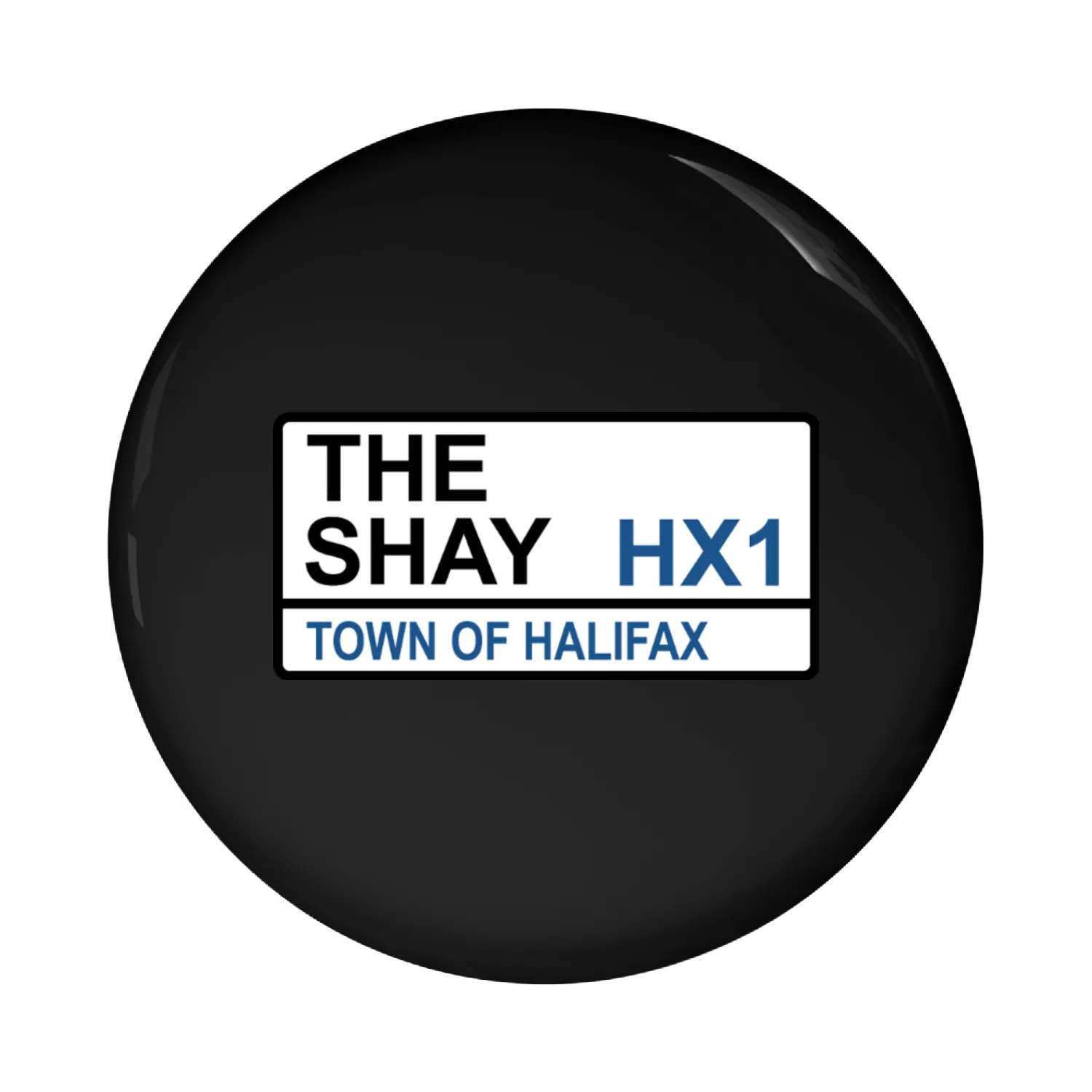 Halifax Town The Shay Iconic Street Sign Pin Buttons