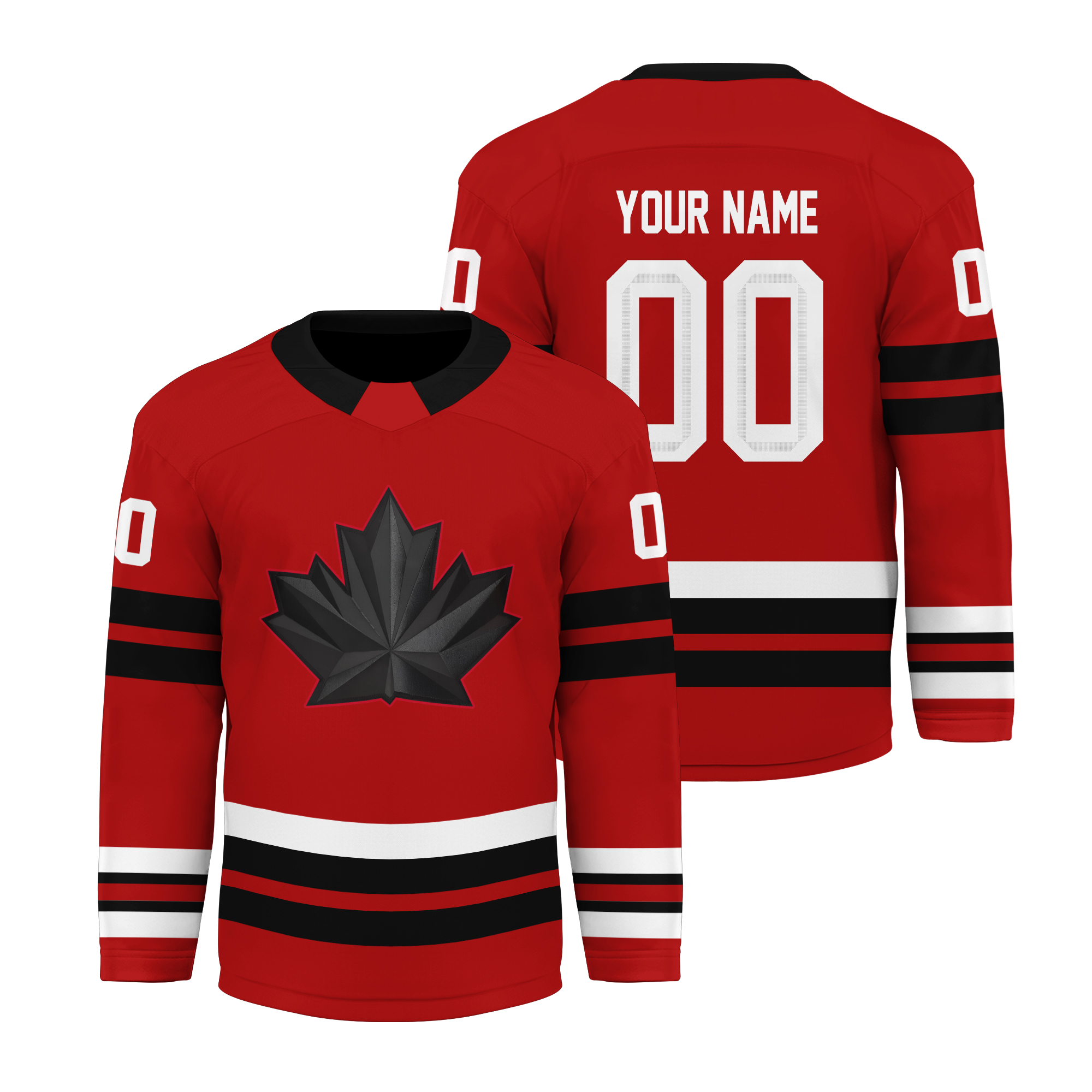 Custom 2026 Canada Hockey Jersey Personalization Canada Hockey Jersey