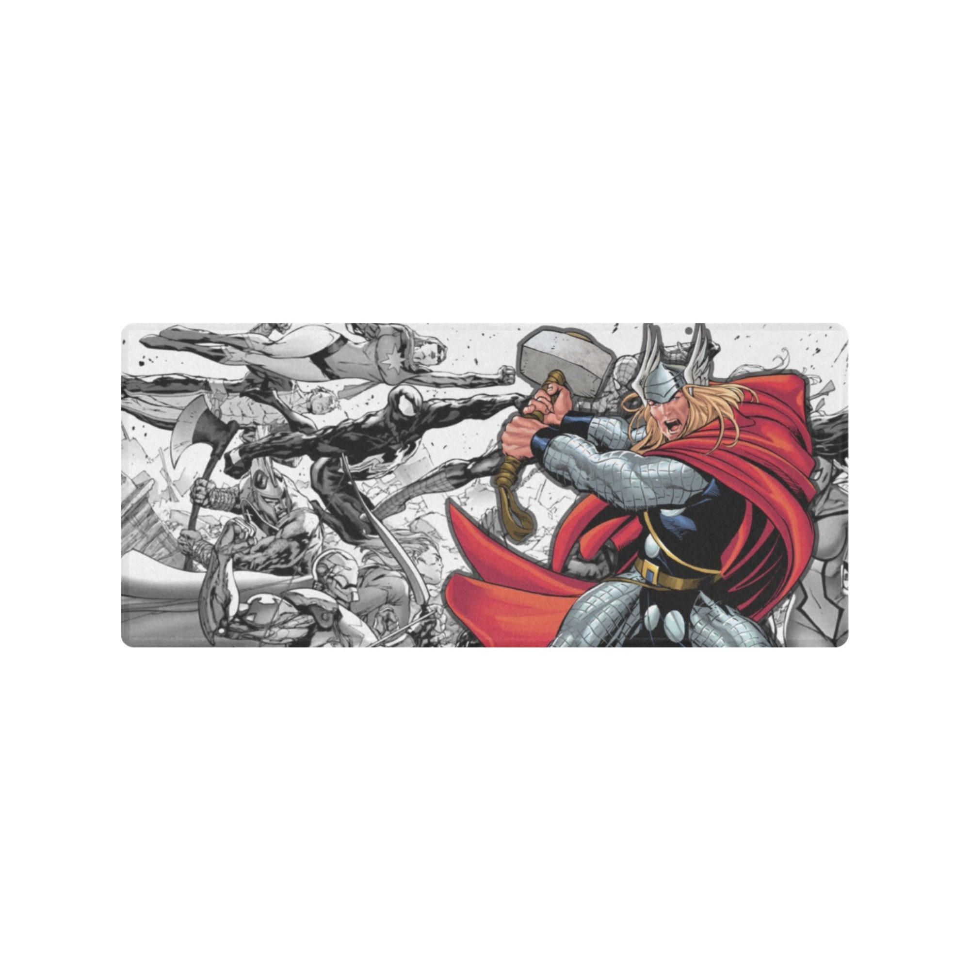 Thor's Hammer Desk Mat Suitable for Gamers, Content Creators, and Others