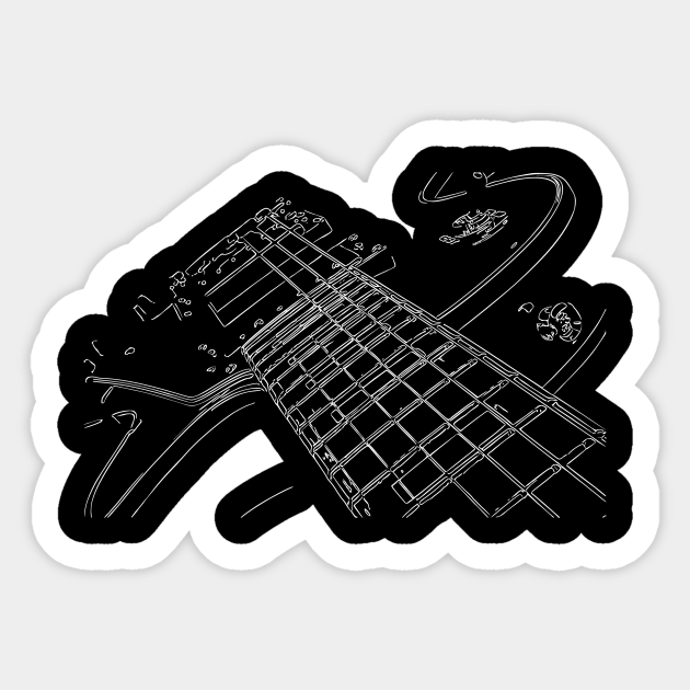 The Last Vintage Guitar - Guitar - Sticker