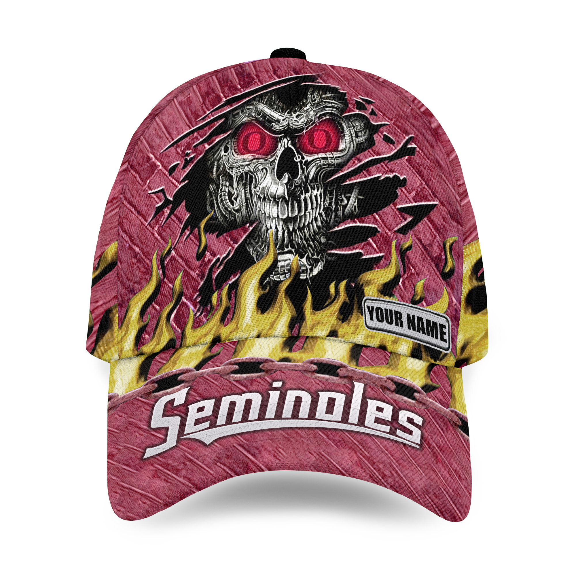 Florida State Seminoless Cap, Custom Hat for Men Women, Gifts Hat for Men Women