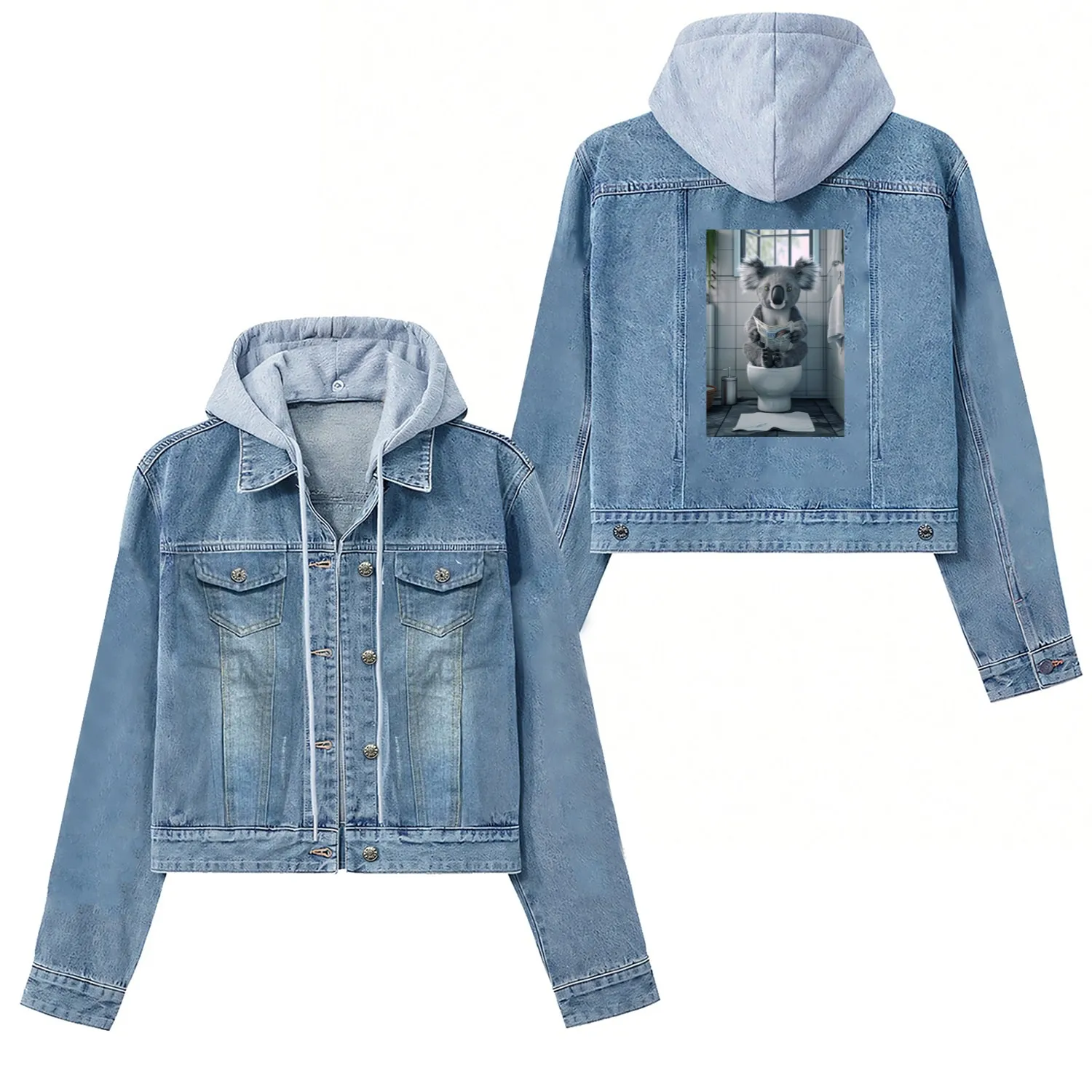 Koala's News Break Women's Denim Jackets