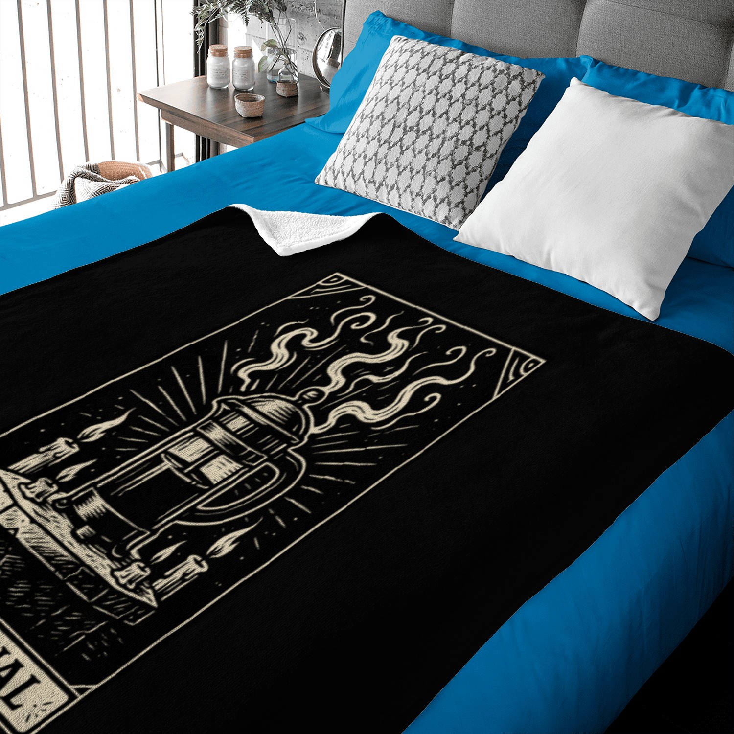 The Ritual – Coffee Tarot Altar Design Baby Blankets