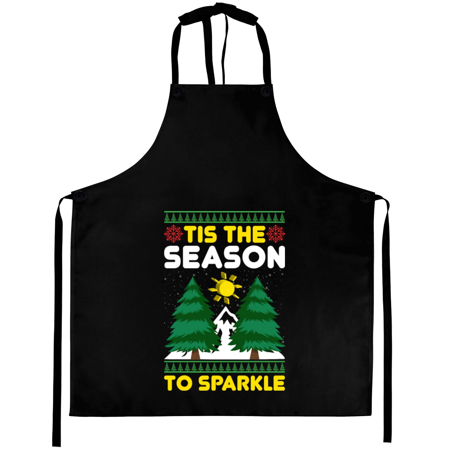 tis the Season to Sparkle Aprons