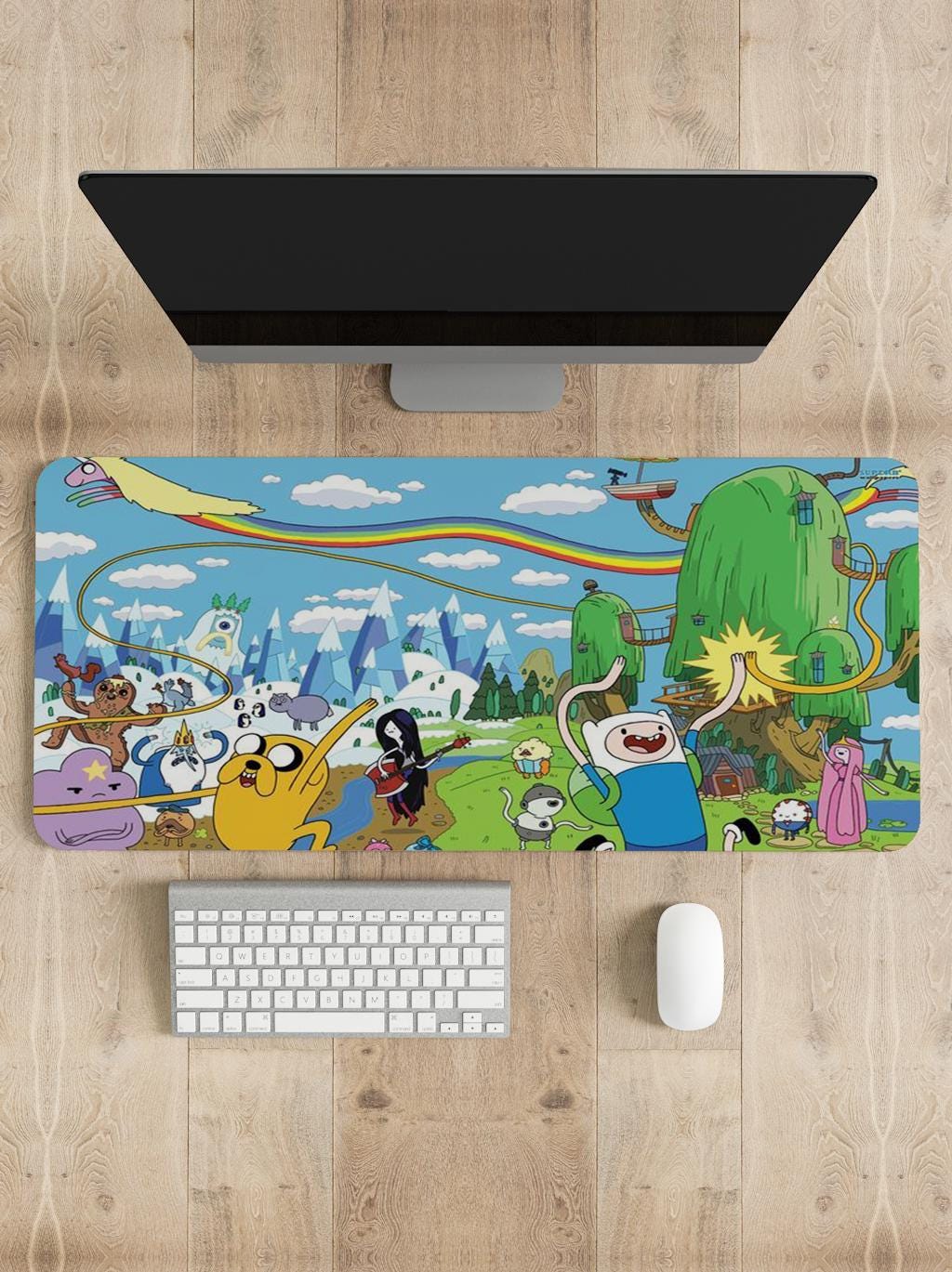 Adventure Time Mouse Pad, Gaming Mouse Pad | Mouse Pad | Game, Anime, Desk Mat