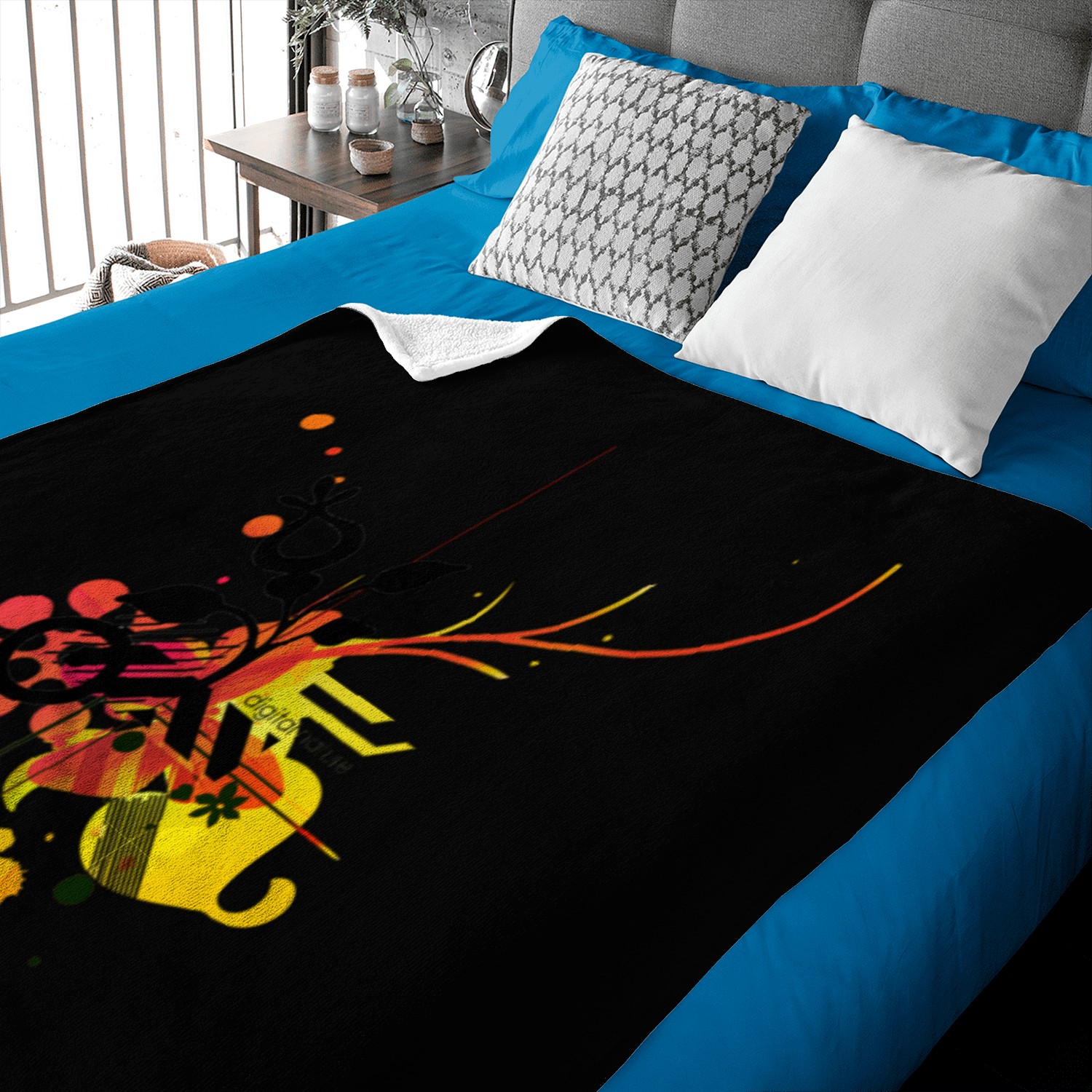 Digital Nature Baby Blankets