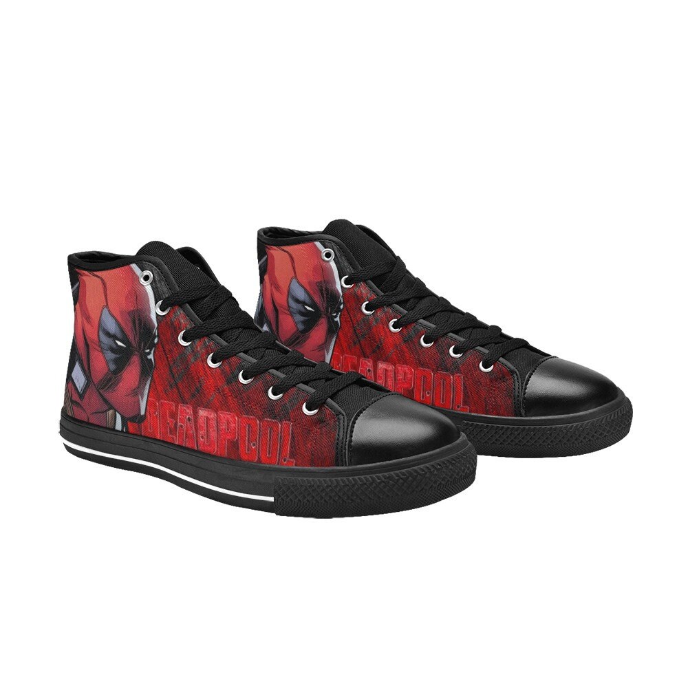 Deadpool High top Sneakers, Deadpool Hero Sneakers