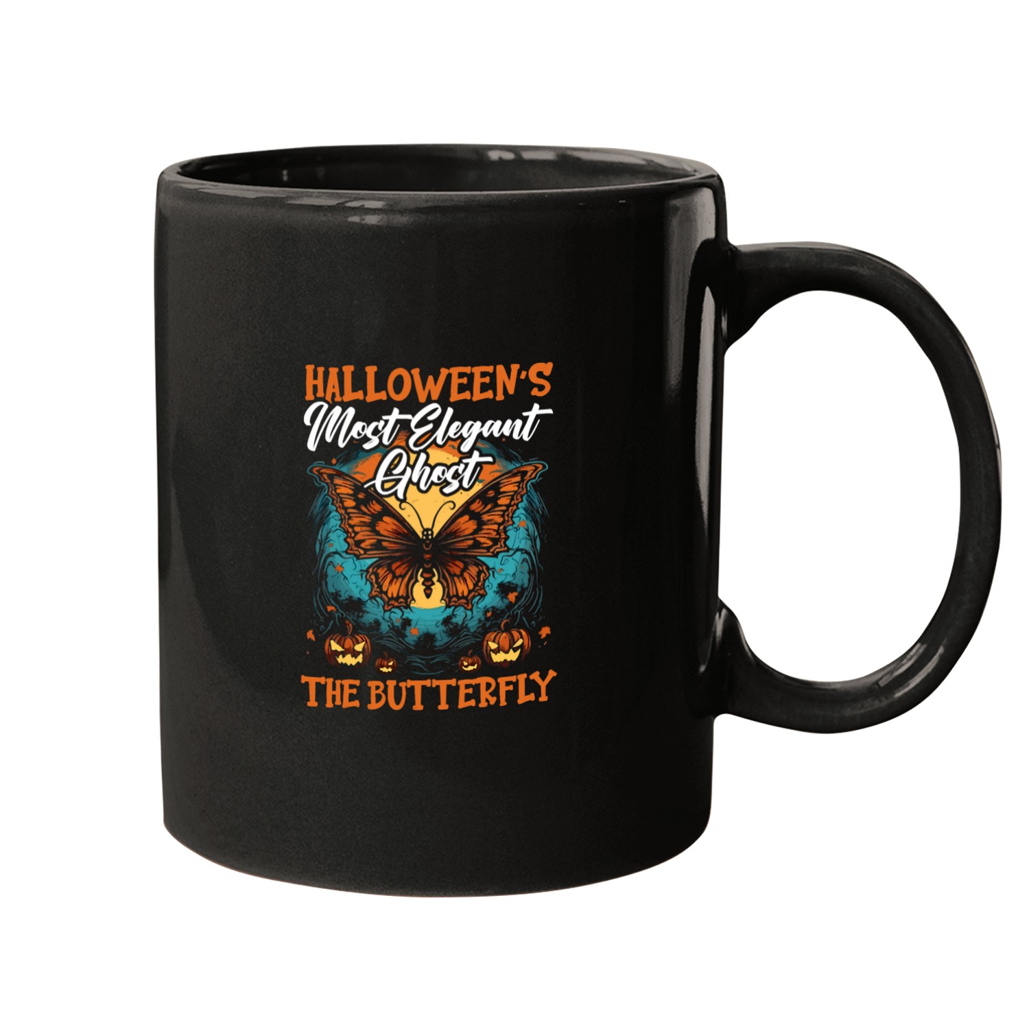 Halloweens mosts Elegant ghosts The ButterflyHalloween Party Mugs