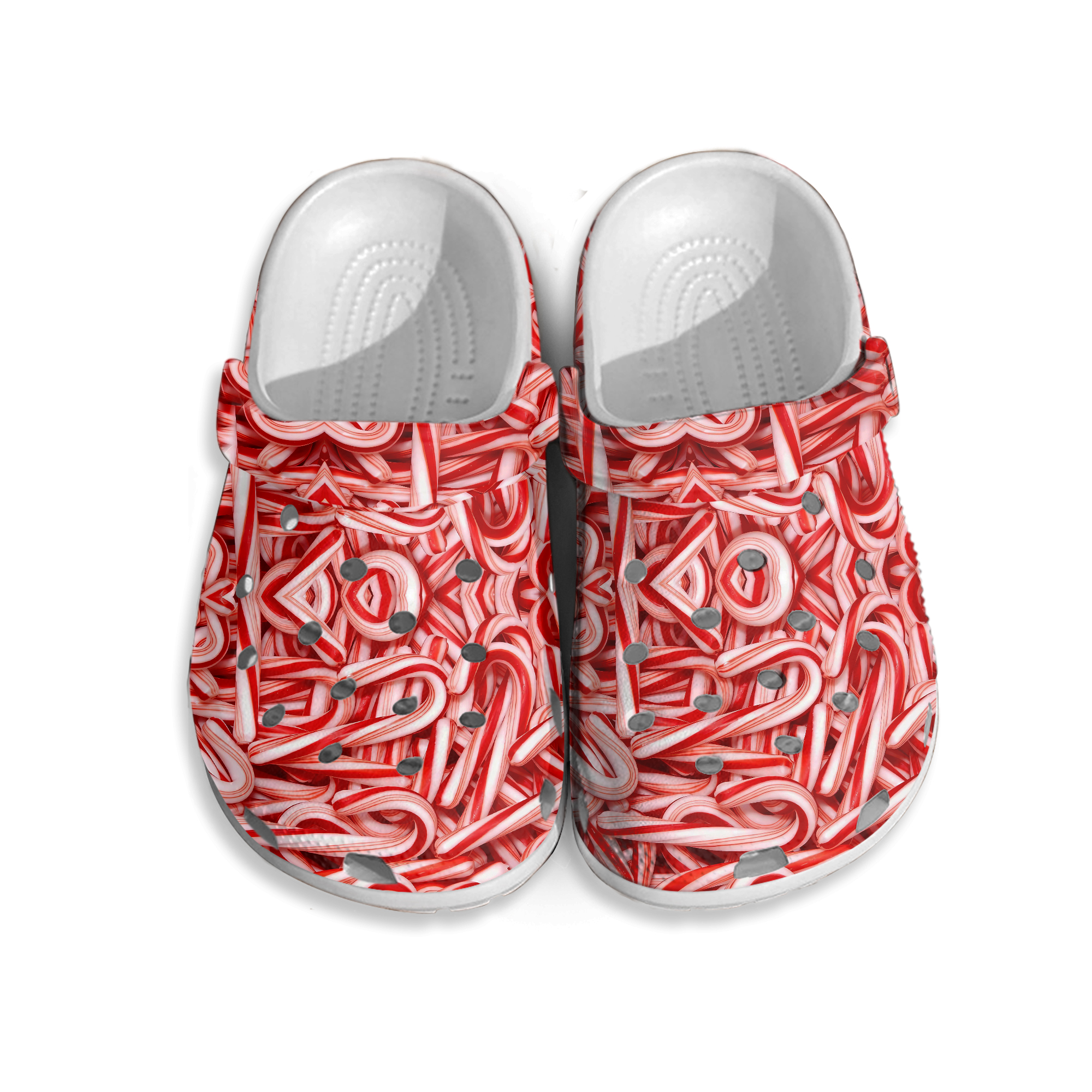 Women's Classic Lined Candy Cane Clog
