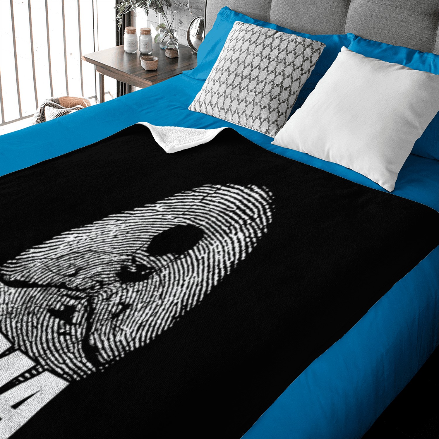 MMA Fingerprint D.N.A. Mixed Martial Arts Baby Blankets