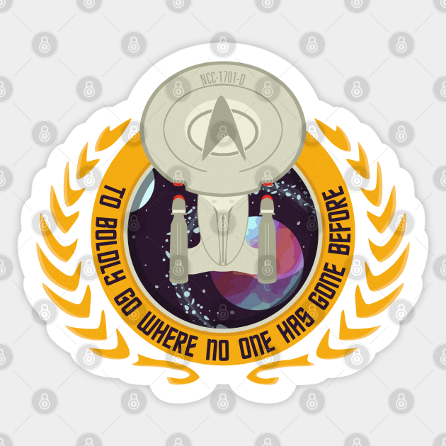 The Final Frontier - Star Trek - Sticker