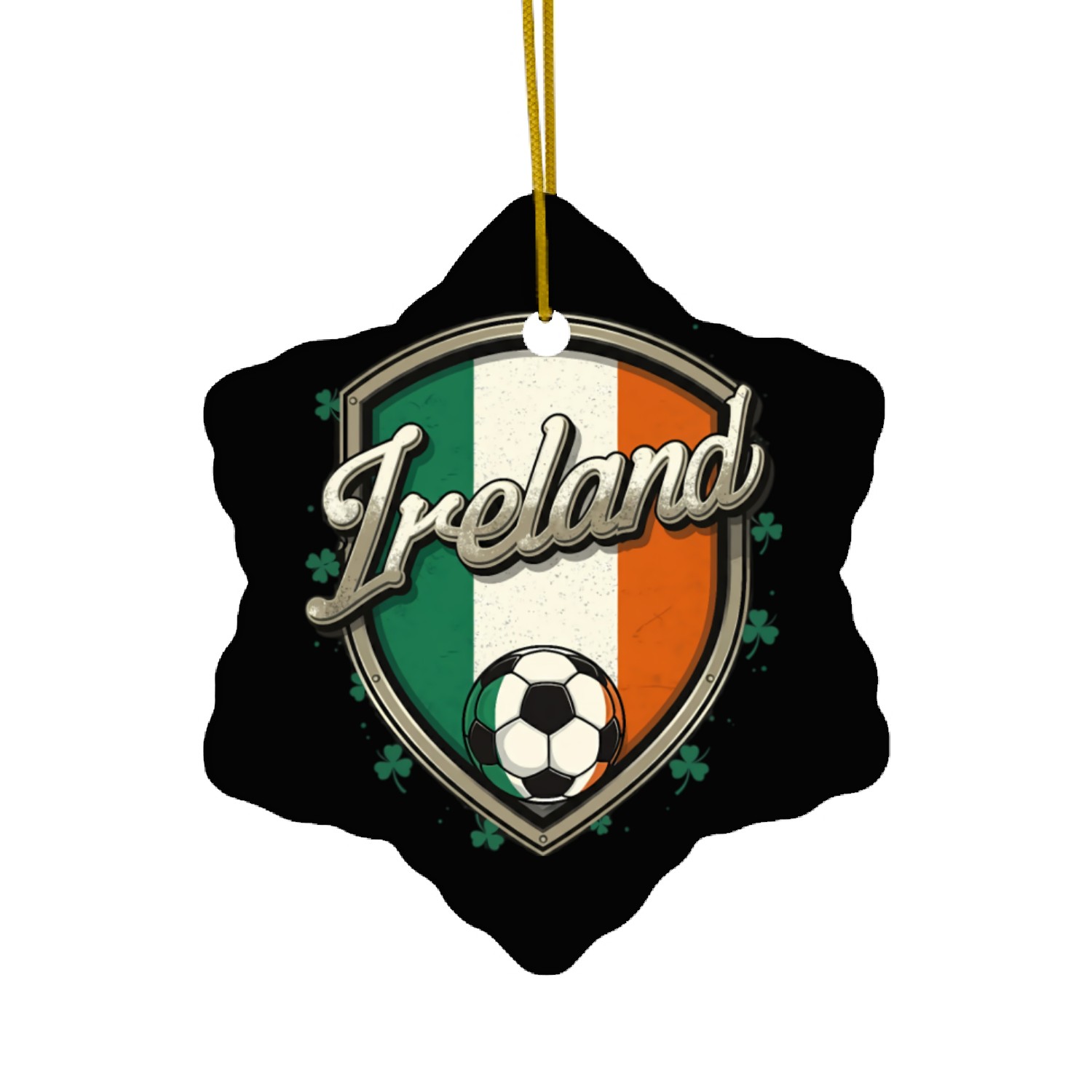 Ireland Flag Irish Football Ceramic Ornaments