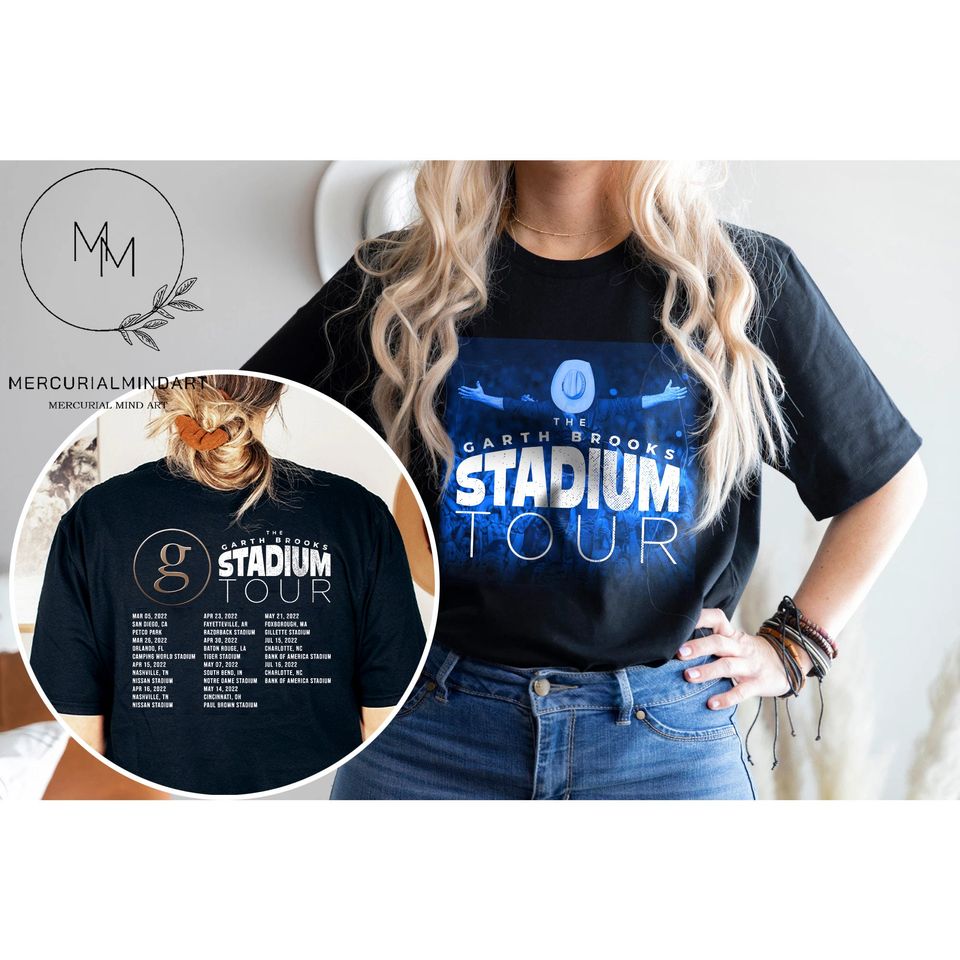 The Garth Brooks Stadium Tour 2025 Double Sided Shirt
