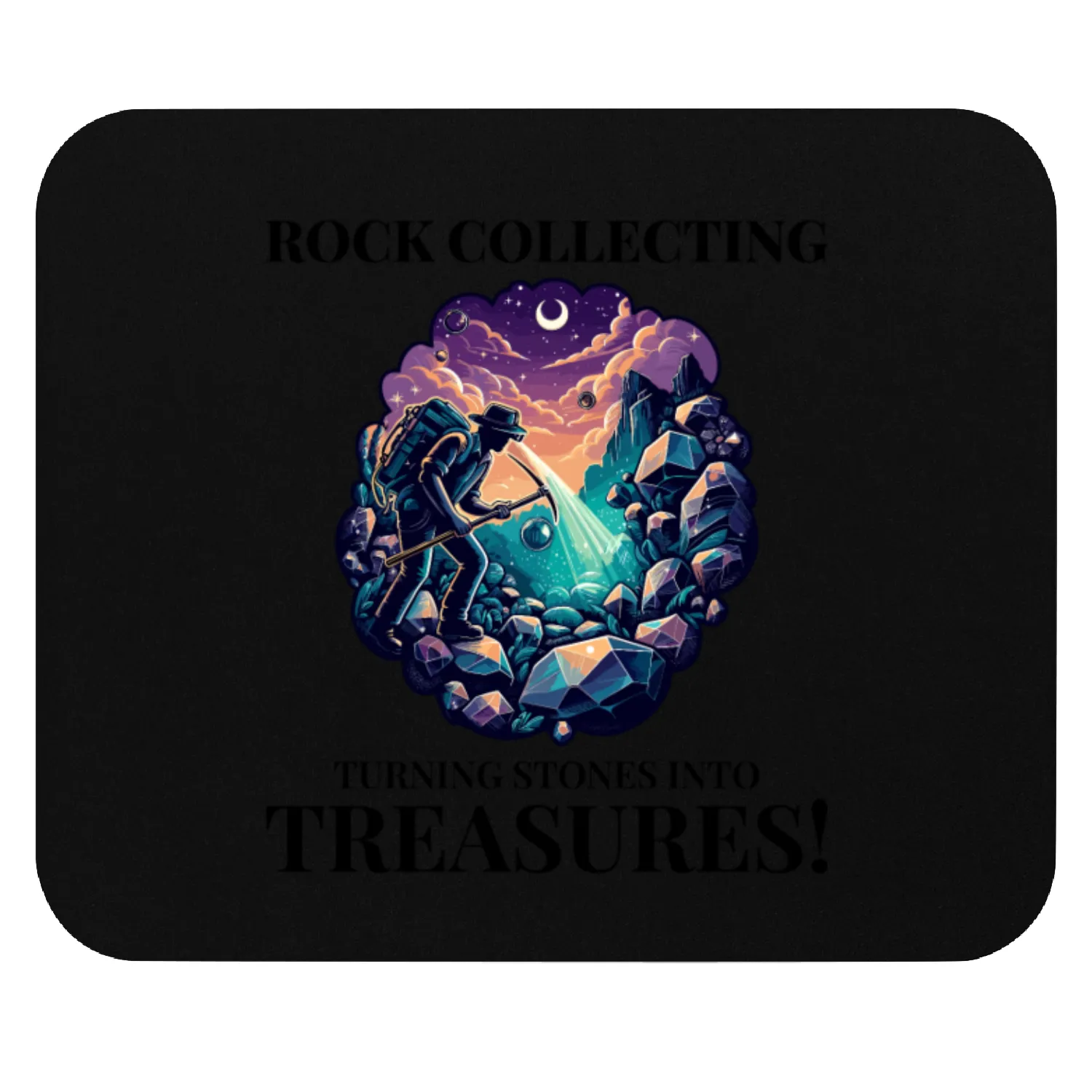 Rock Collecting Collector Geology Fossil Collector Mouse Pads