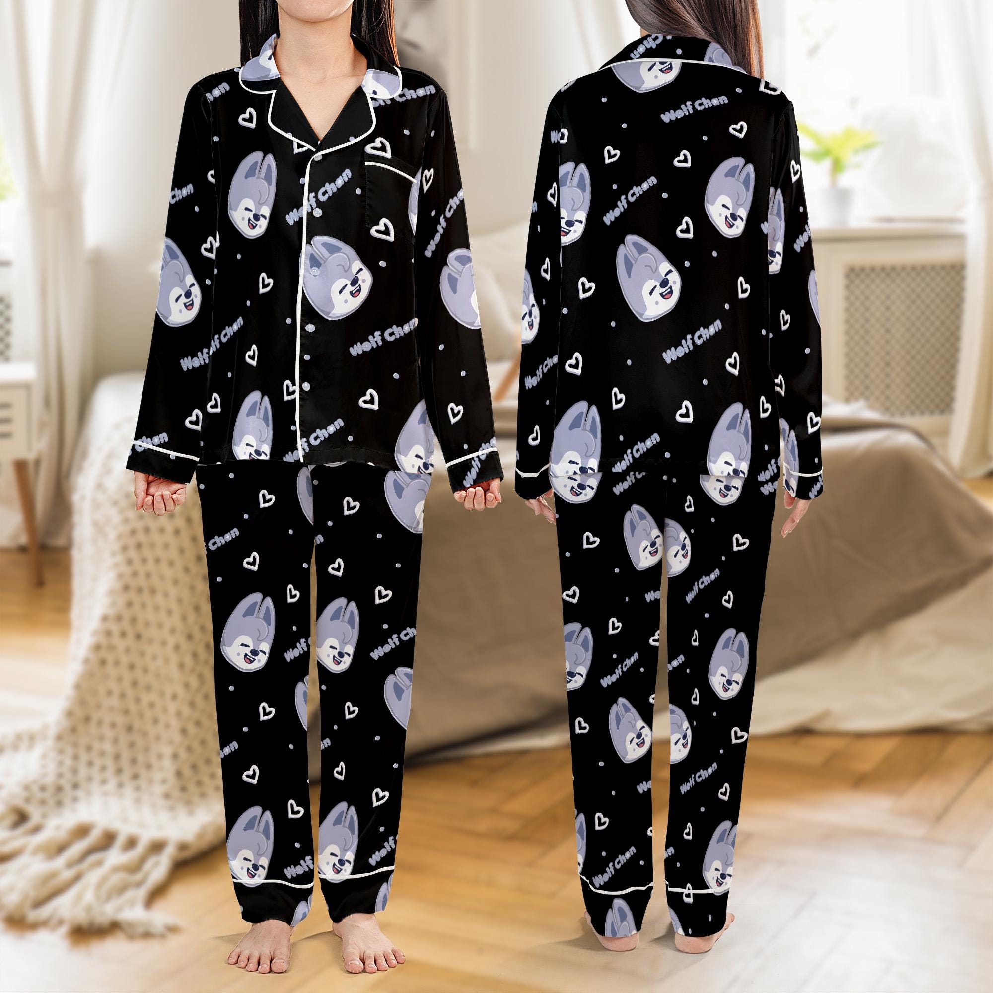 Bangchan Stray Kids SKZoo Pajama Set, Stray Kids World Tour 2026 Sleepwear, SKZ Merch, Stray Kids Kpop PJS PSN1560-1561