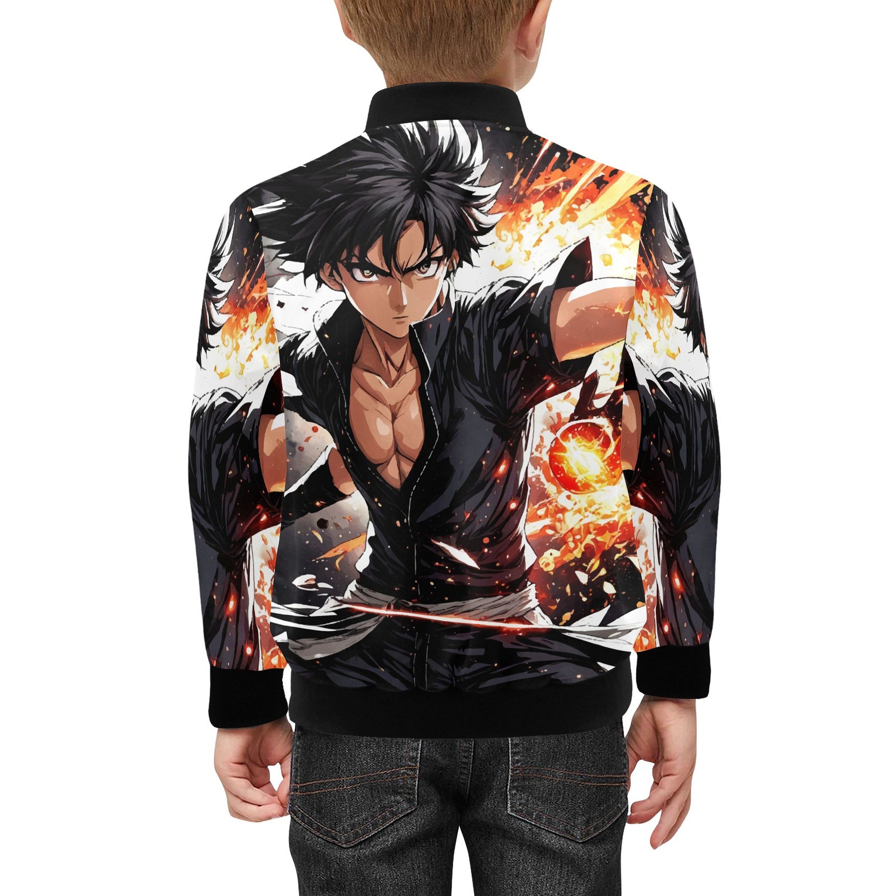 Bomber Jacket with Pockets Manga Mangas Comics