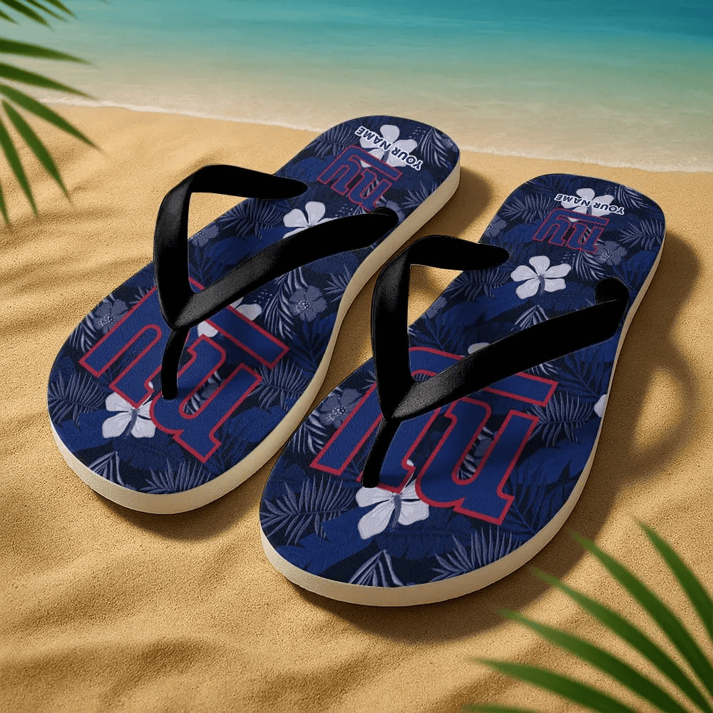 New York Giants Flip Flops