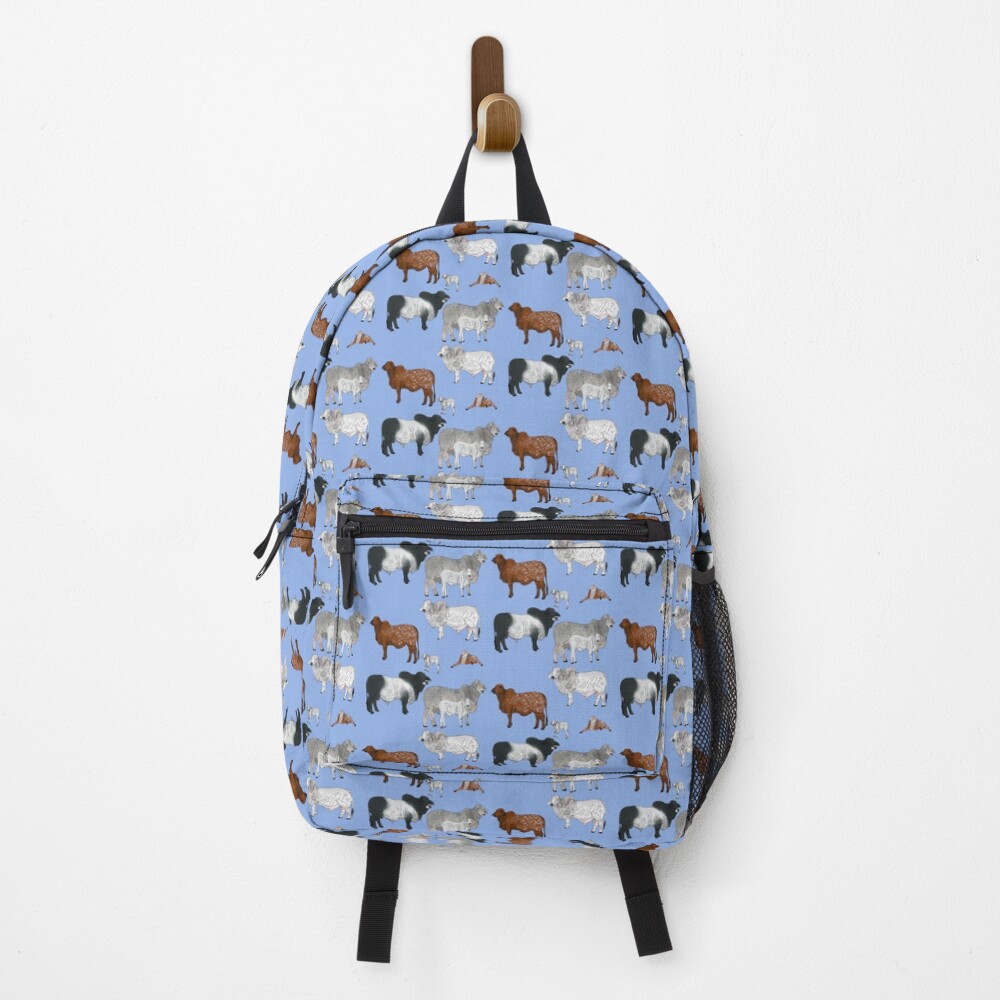 Brahman Cattle Blue Backpack