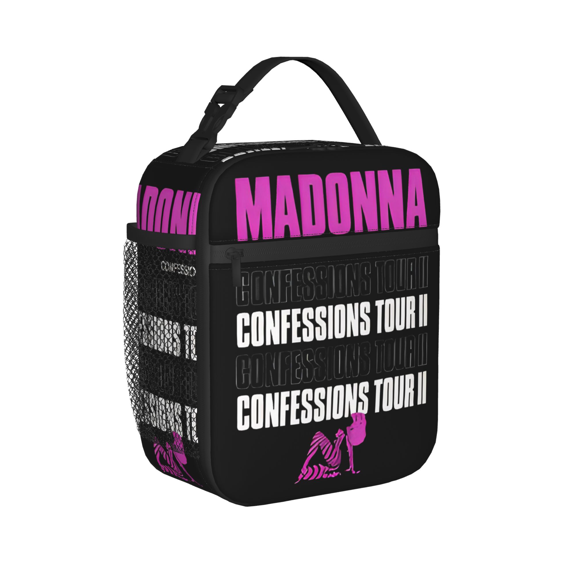 Madonna Confessions II Kids Lunch Bag Insulated Cooler Bento Box Lunch Tote for Picnic