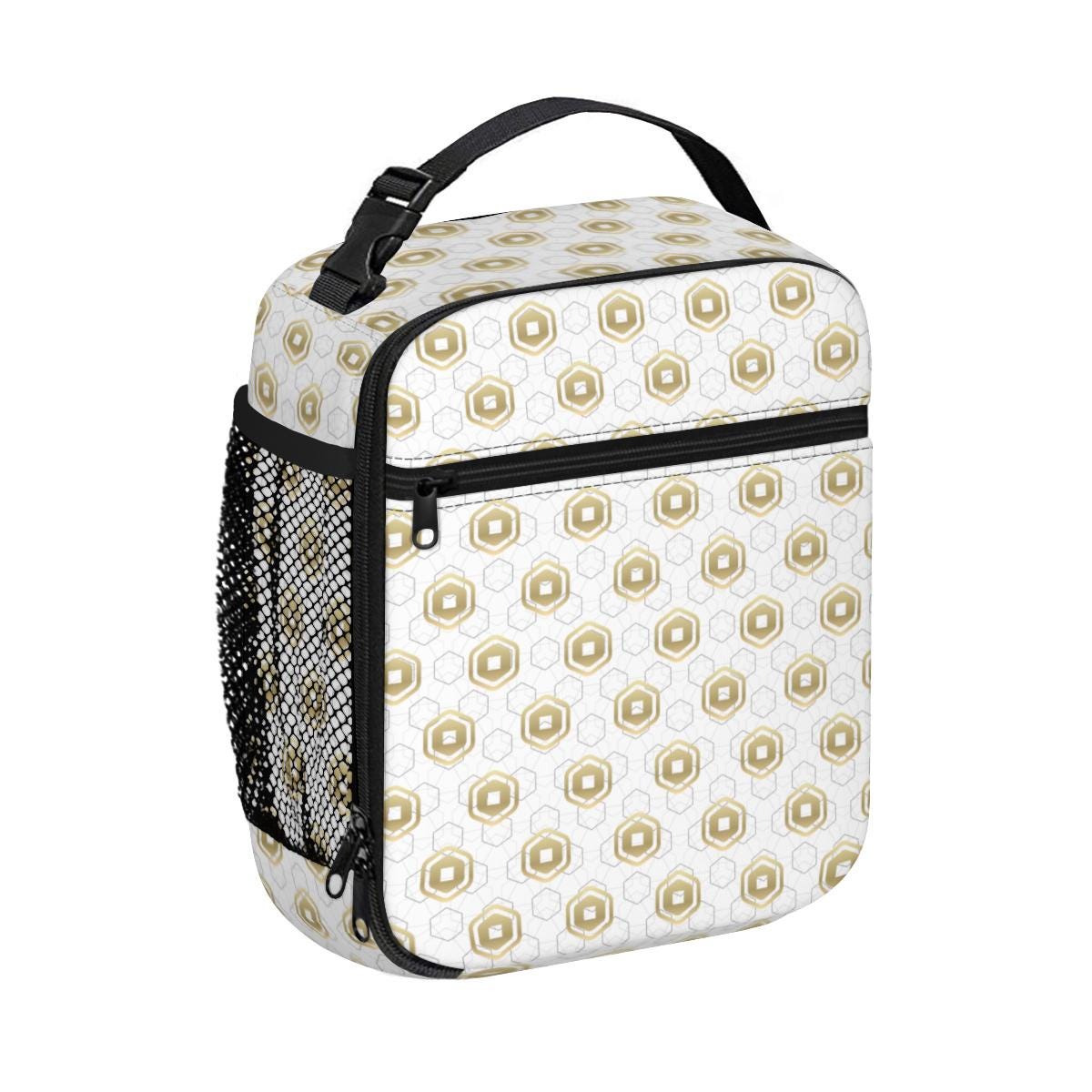 White Robux Lunchbox, Gifts for kids Girls and Boys