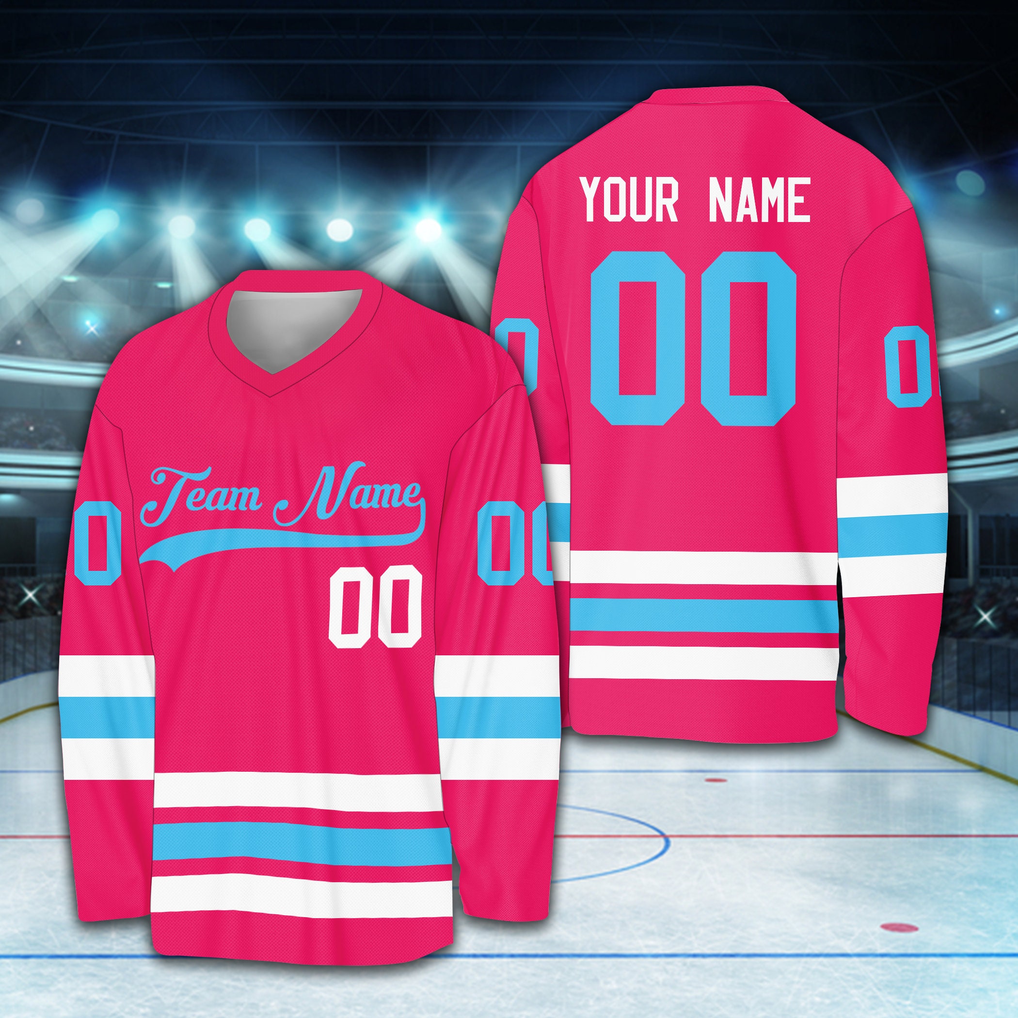 Custom Name Number Logo Ice Hockey Jersey, Personalized Hockey Shirt, Hockey Team Jersey Game Day Outfit For Hockey Fan, Hockey Lover Family