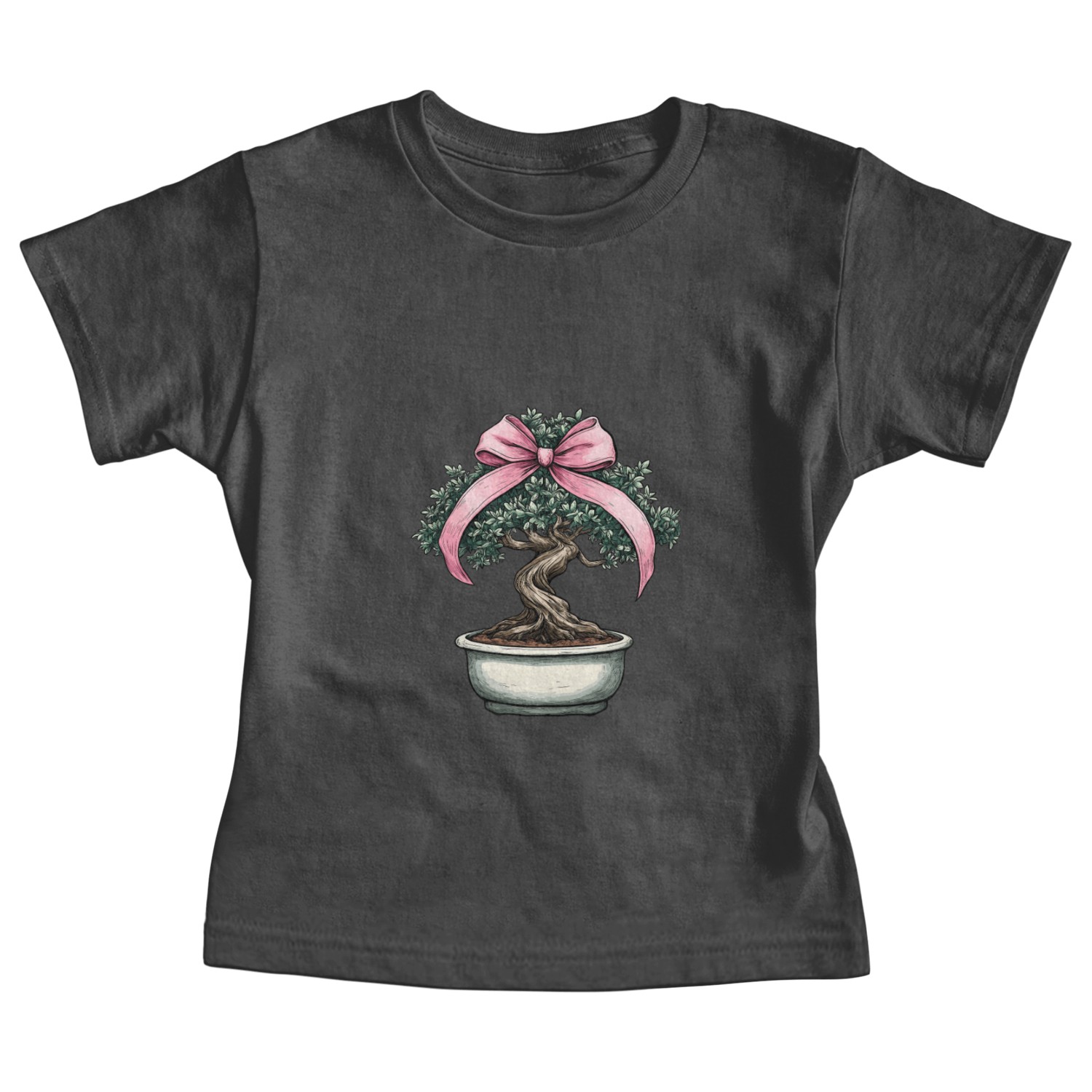 Coquette Bow Bonsai Japanese Zen Mothers Day Baby Tees