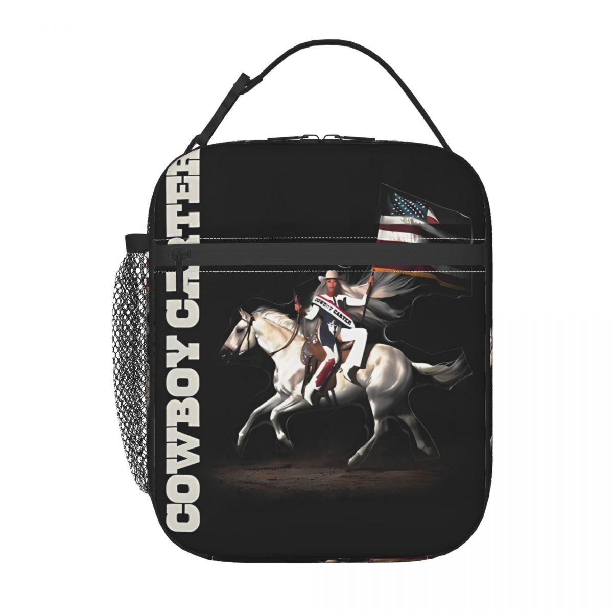 Cowboy Carter Kids Insulated Lunch Bag Thermal Cooler Bento Box