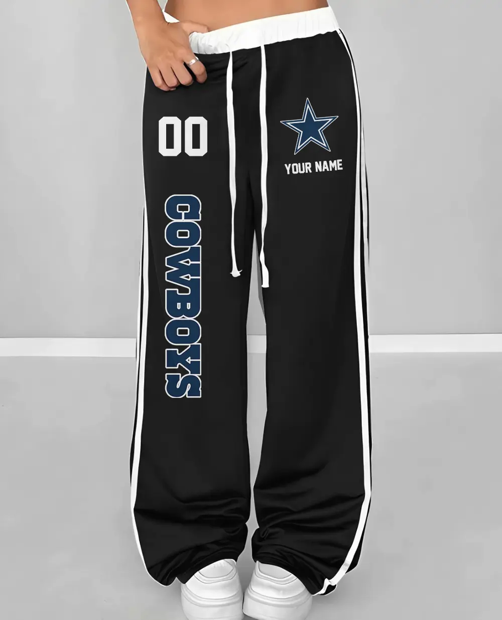 Dallas Cowboys Personalized Wide Leg Lounge Pants