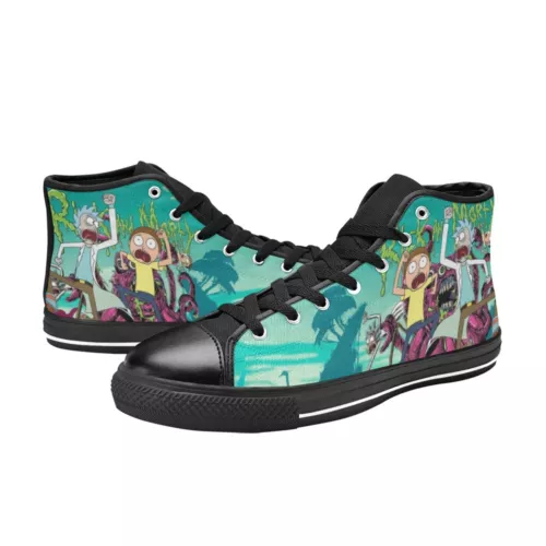 NEW Rick And Rickandmorty High Top Shoes