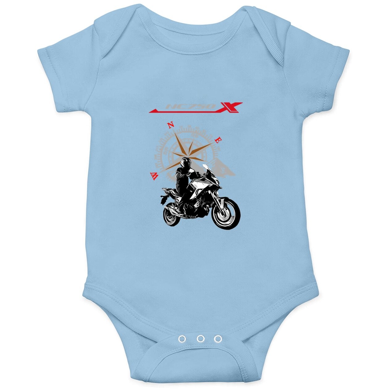 Honda Nc750x Halloween Baby Bodysuit