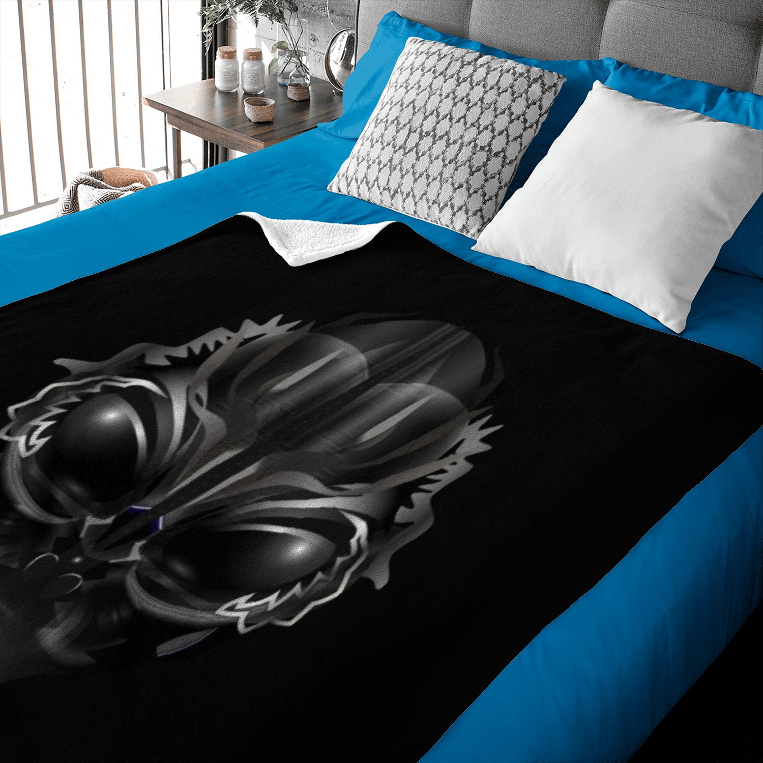 Fantasy portrait of an extraterrestrial being Baby Blankets