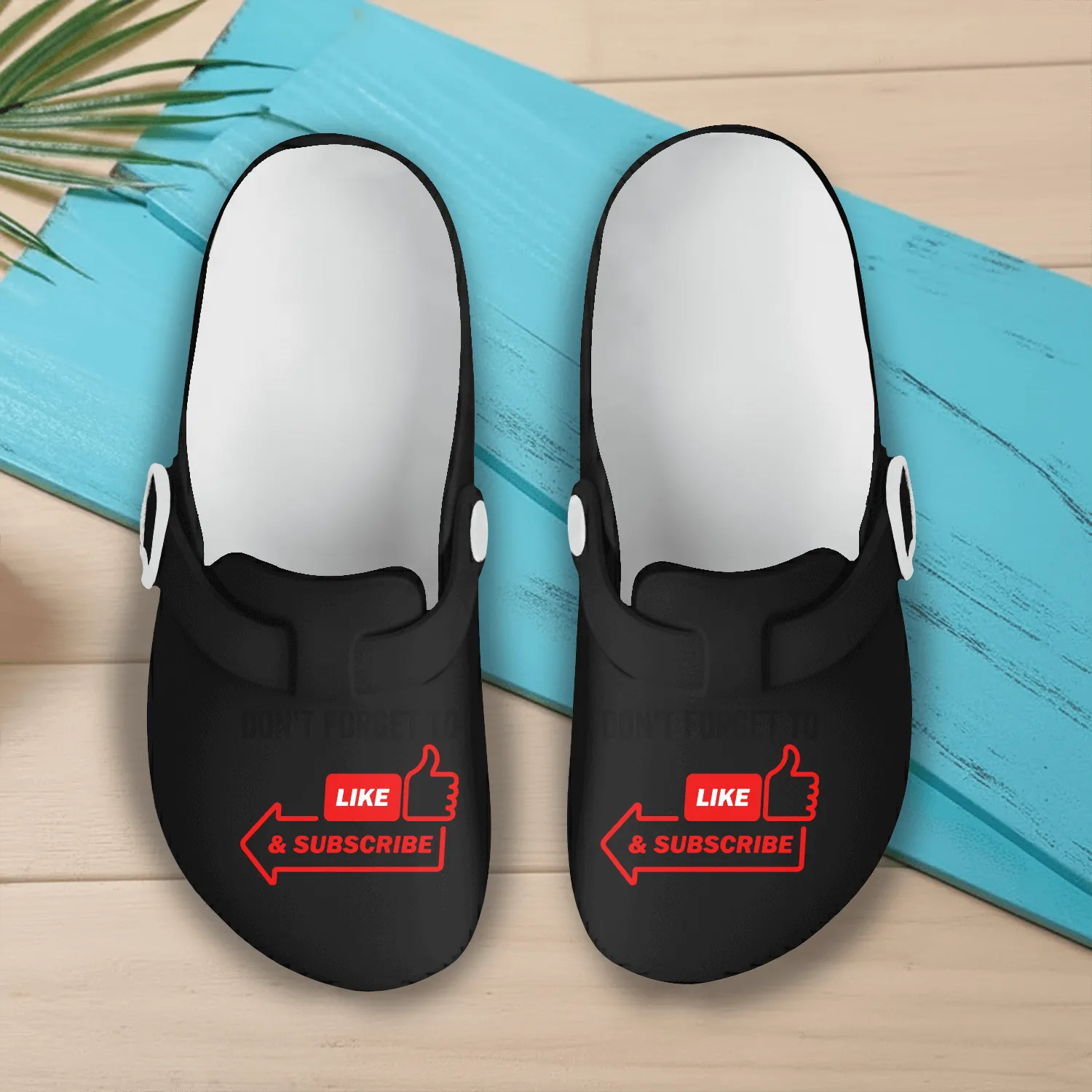 Don't Forget To Like and Subscribe Slip On Clogs