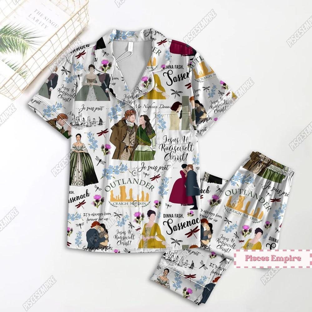 Outlander Pajamas Set, Outlander Shirt, Outlander Pajamas Pants, Outlander Tv Series Pajamas