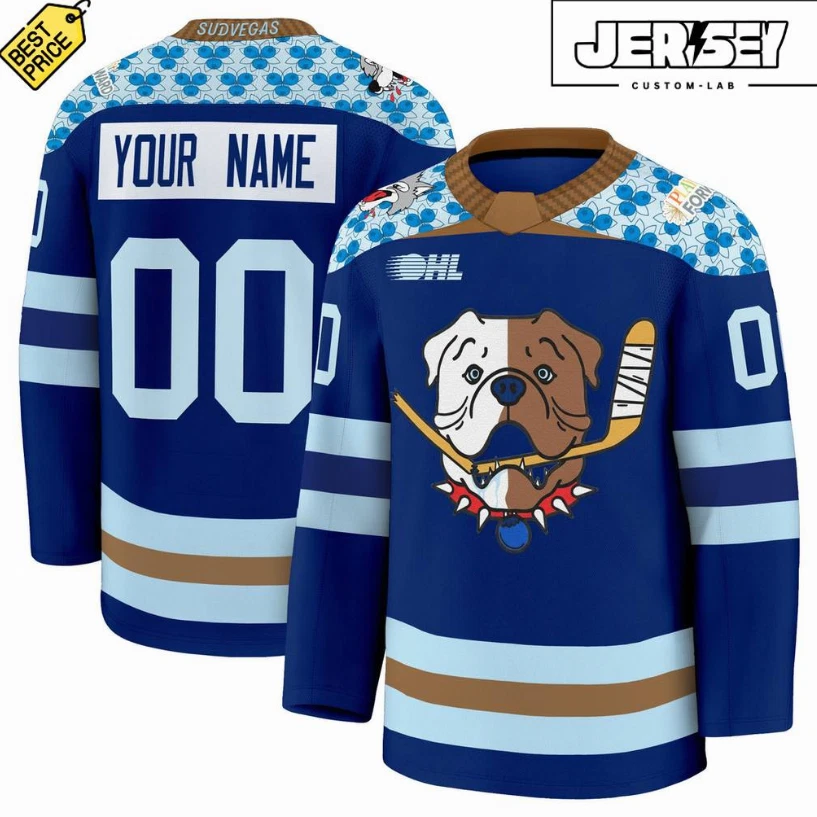 Personalized Sudbury Wolve 2025 26 Shoresy Night Hockey Jersey