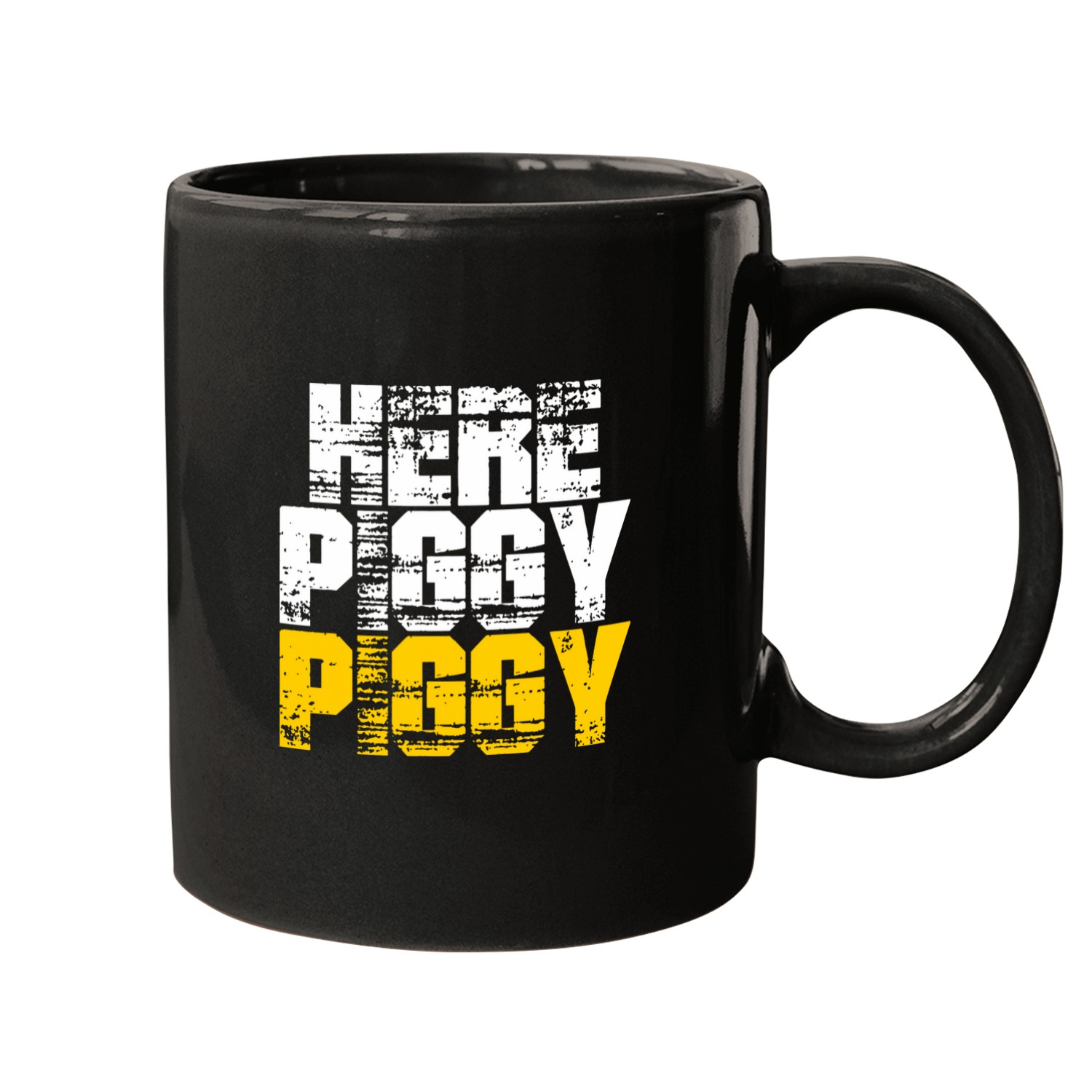 Hog Hunter Wild Boar Here Piggy Piggy Mugs