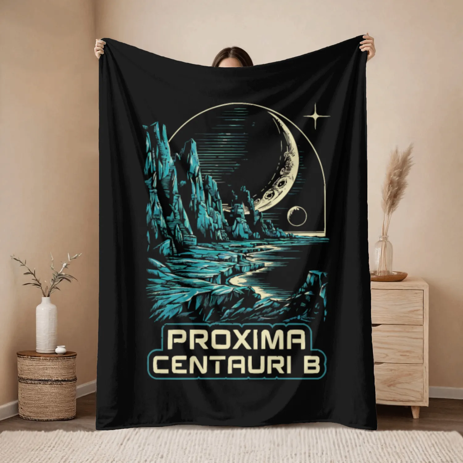 Exoplanet Universe Space Astronomer Astronomy Throw Blankets