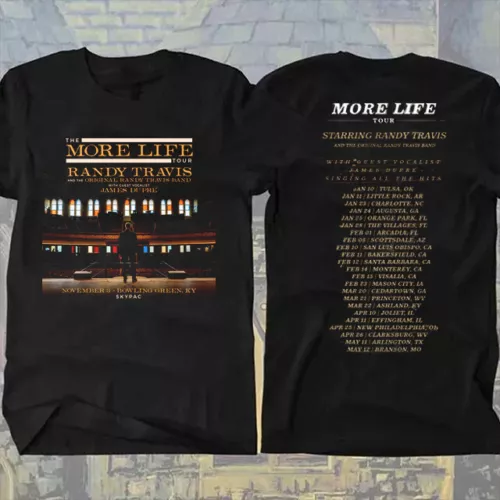 New Randy Travis More Life Tour 2025 Gift For Fans Unisex Shirt
