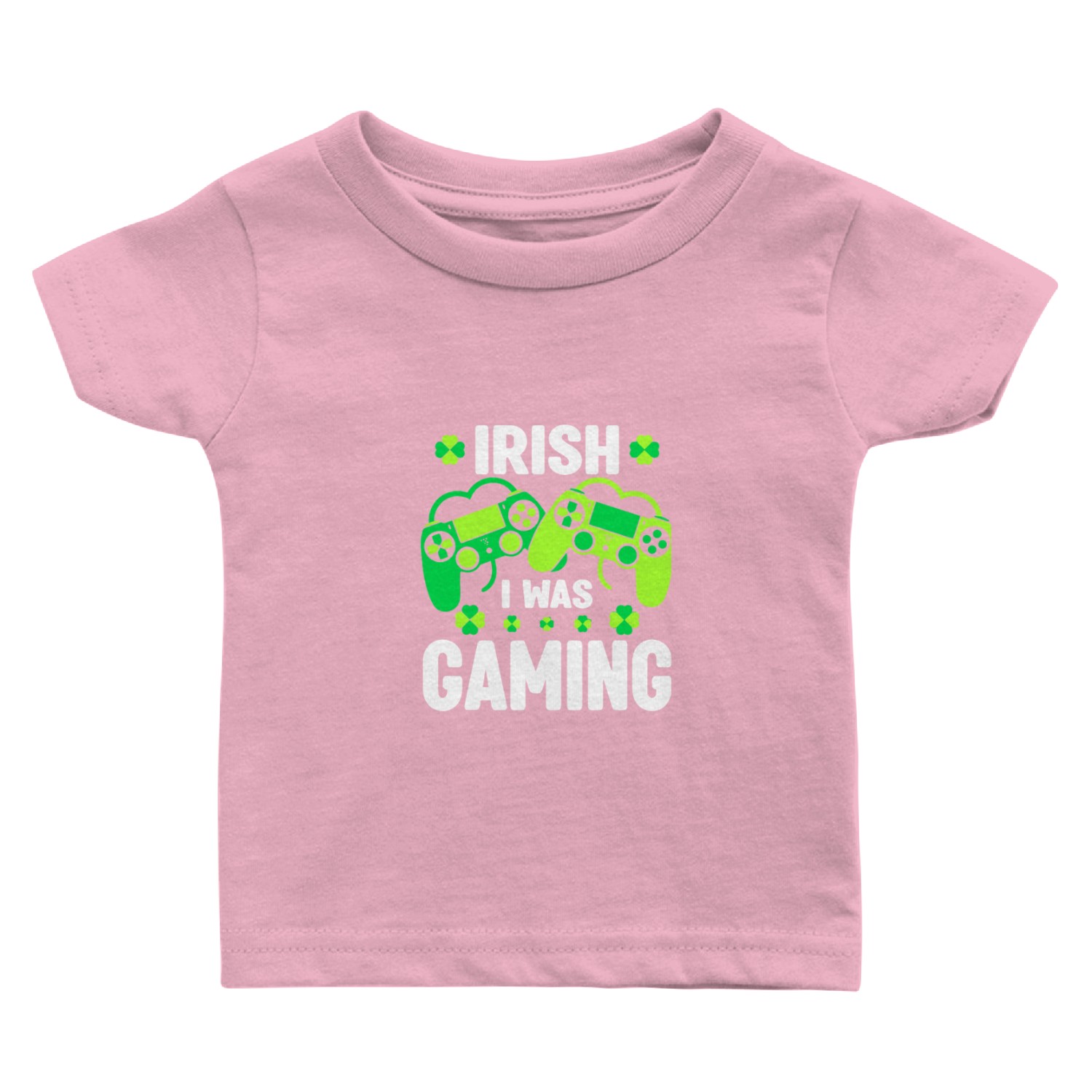 Irish I Was Gaming Video Game Irish Flag St Patric Baby T Shirts