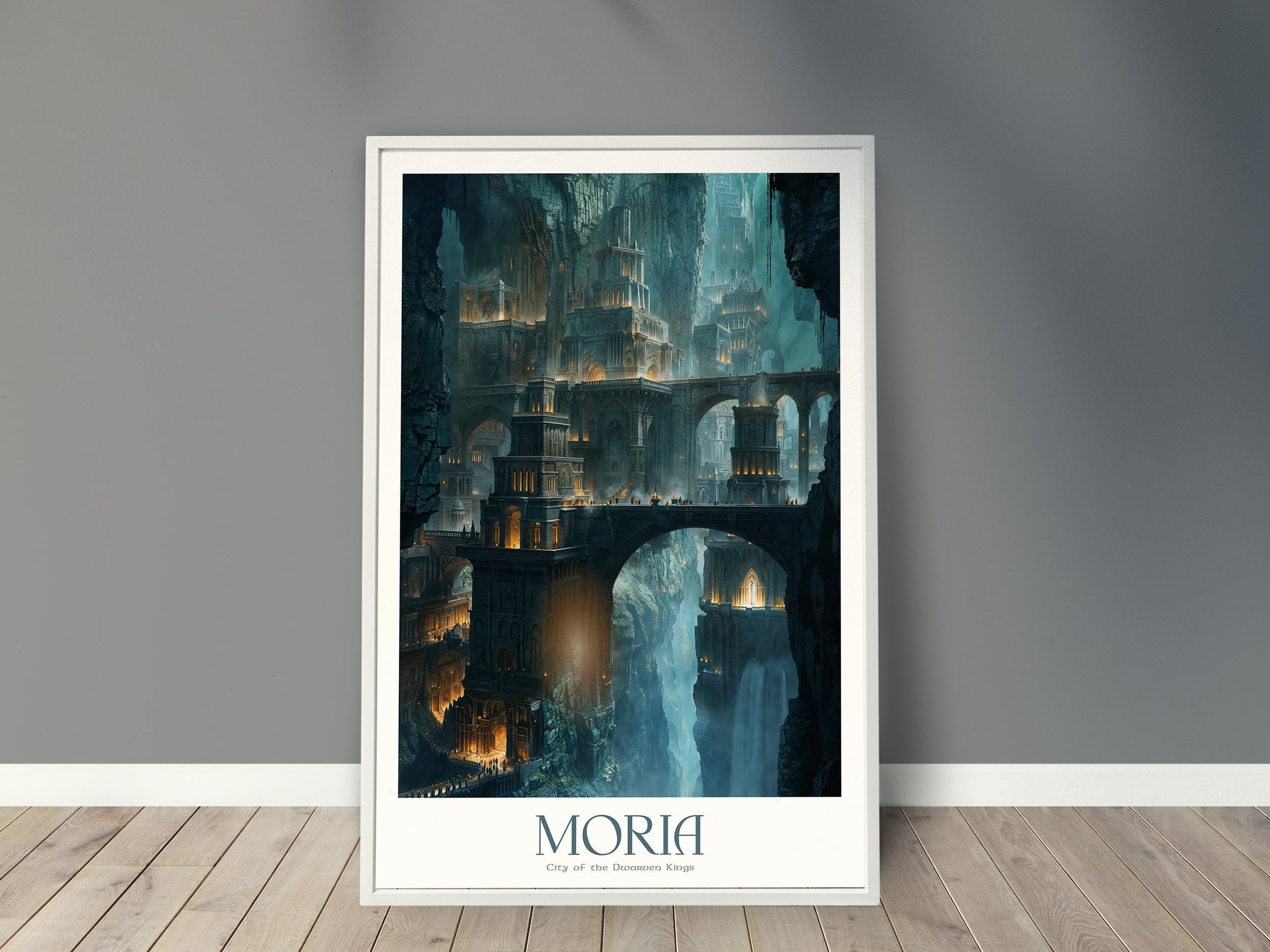 Moria Khazad-dm, Travel Poster