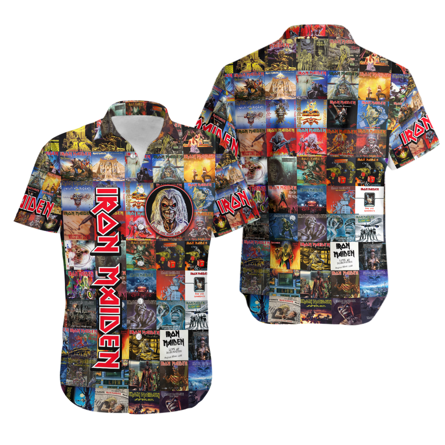 Iron Maiden Run For Your Lives World Tour 2025 Hawaiian Shirt